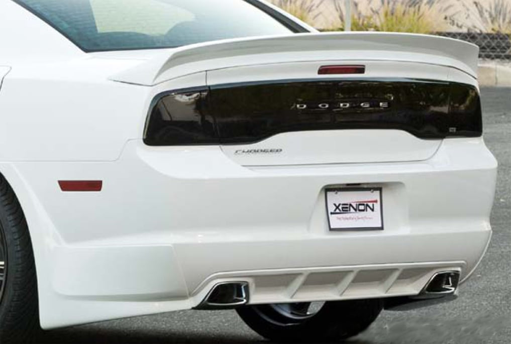 1PC Smoke Cut Out Black Out Panel for 2011-2014 Dodge Charger - Window Tint for Privacy & Sun Protection - Perfect for Car Enthusiasts & Daily Commuters
