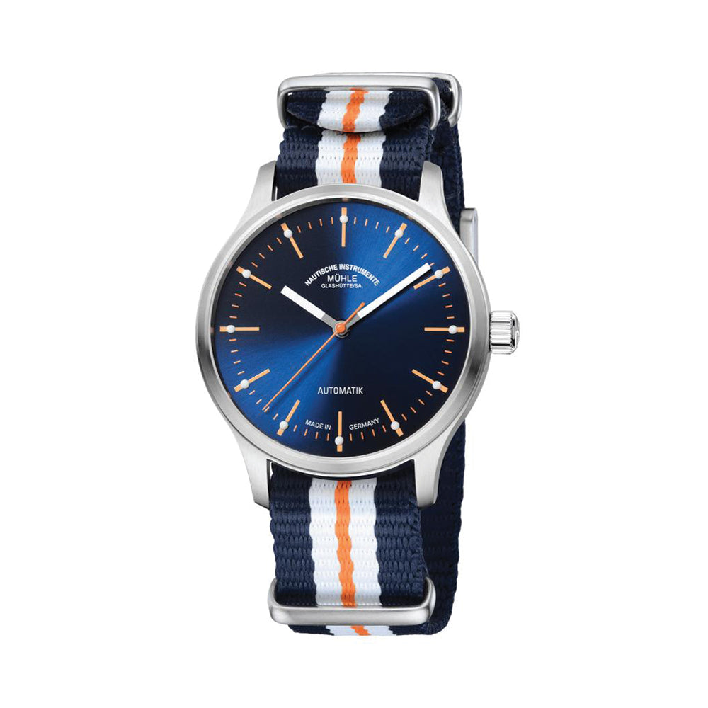Panova Blue 40mm Two-Piece Fabric Watch Strap - Durable & Comfortable Replacement Band for Smartwatches & Fitness Trackers - Perfect for Running, Swimming & Everyday Wear