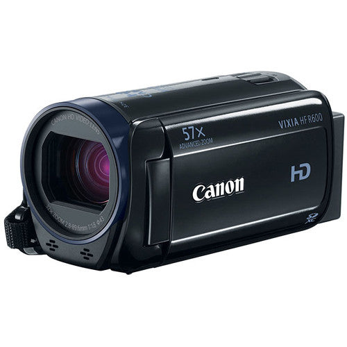 Canon VIXIA HF R600 Full HD Camcorder with 32x Optical Zoom - Black | Professional Video Recording for Vlogging, Travel & Family Events