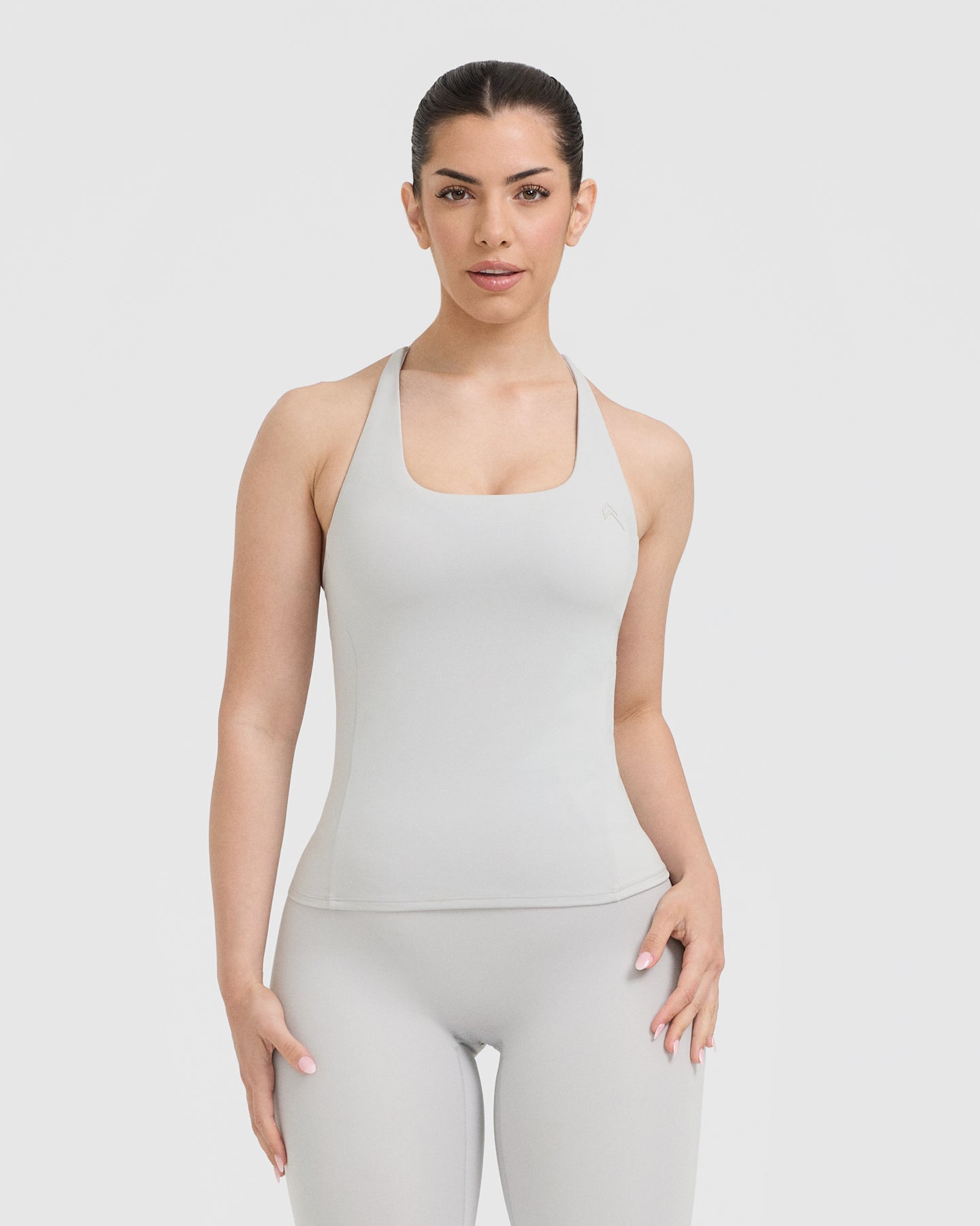 Timeless Square Neck Vest for Women - Light Grey Knit Sweater Vest | Perfect for Layering, Office Wear & Fall Outfits