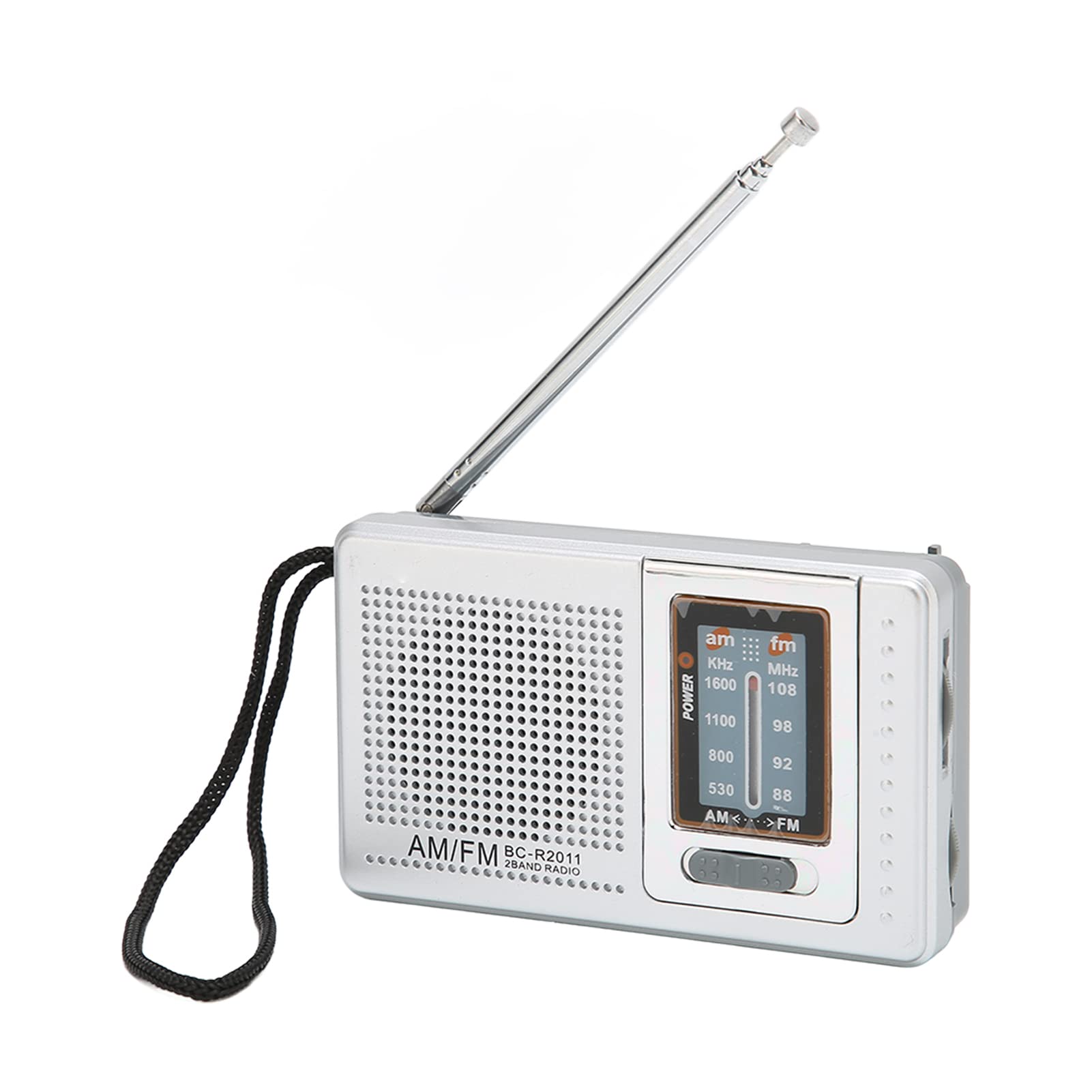 Mini Portable AM/FM Pocket Radio - Compact Travel Radio for Home, Hiking, Camping & Emergency Use | Battery Operated Personal Radio