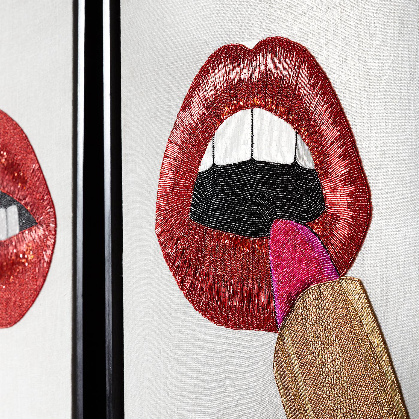Beaded Lipstick Art - Handmade Beaded Lipstick Case for Women - Perfect for Gifts, Parties & Home Decor