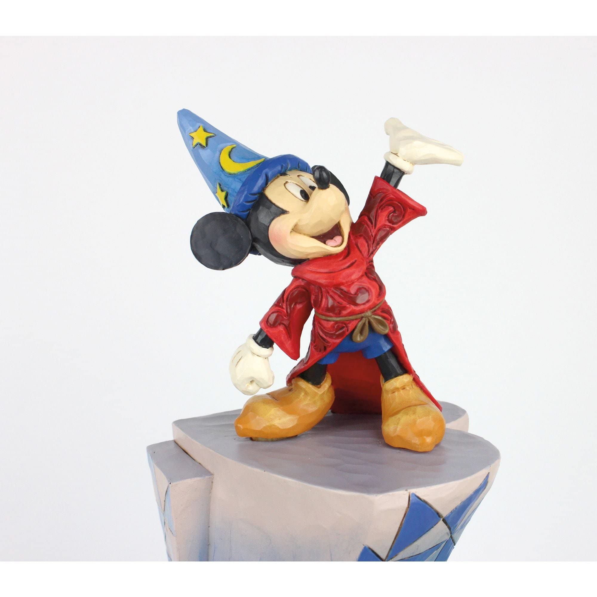 Enesco Disney Traditions by Jim Shore Fantasia Sorcerer's Apprentice Mickey Mouse Figurine - 18.5 Inch Hand-Painted Collectible Statue - Perfect for Disney Fans, Home Decor & Gift Giving