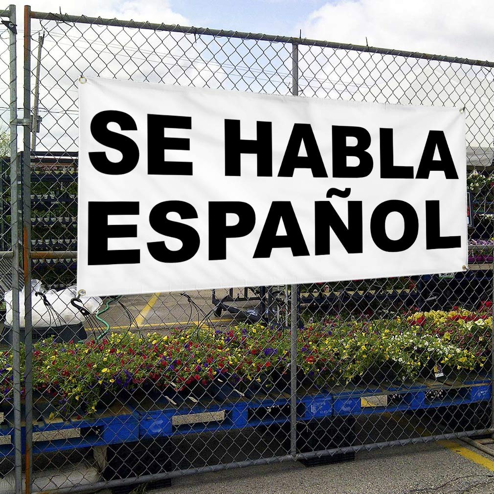 Custom Vinyl Banner - Multiple Sizes (60x144 Inches) | Weatherproof Outdoor Yard Signs with 10 Grommets | Spanish Available (Se Habla Español) | Perfect for Business Advertising, Construction Sites & Event Signage