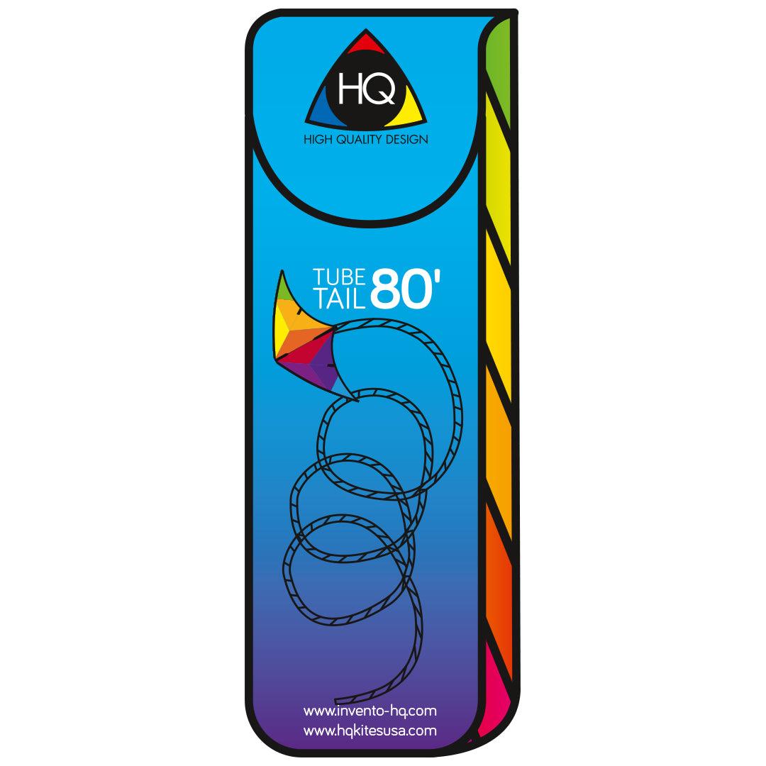 80ft Rainbow Spiral Tube Tail - Colorful Party Decorations for Birthdays, Weddings & Outdoor Events