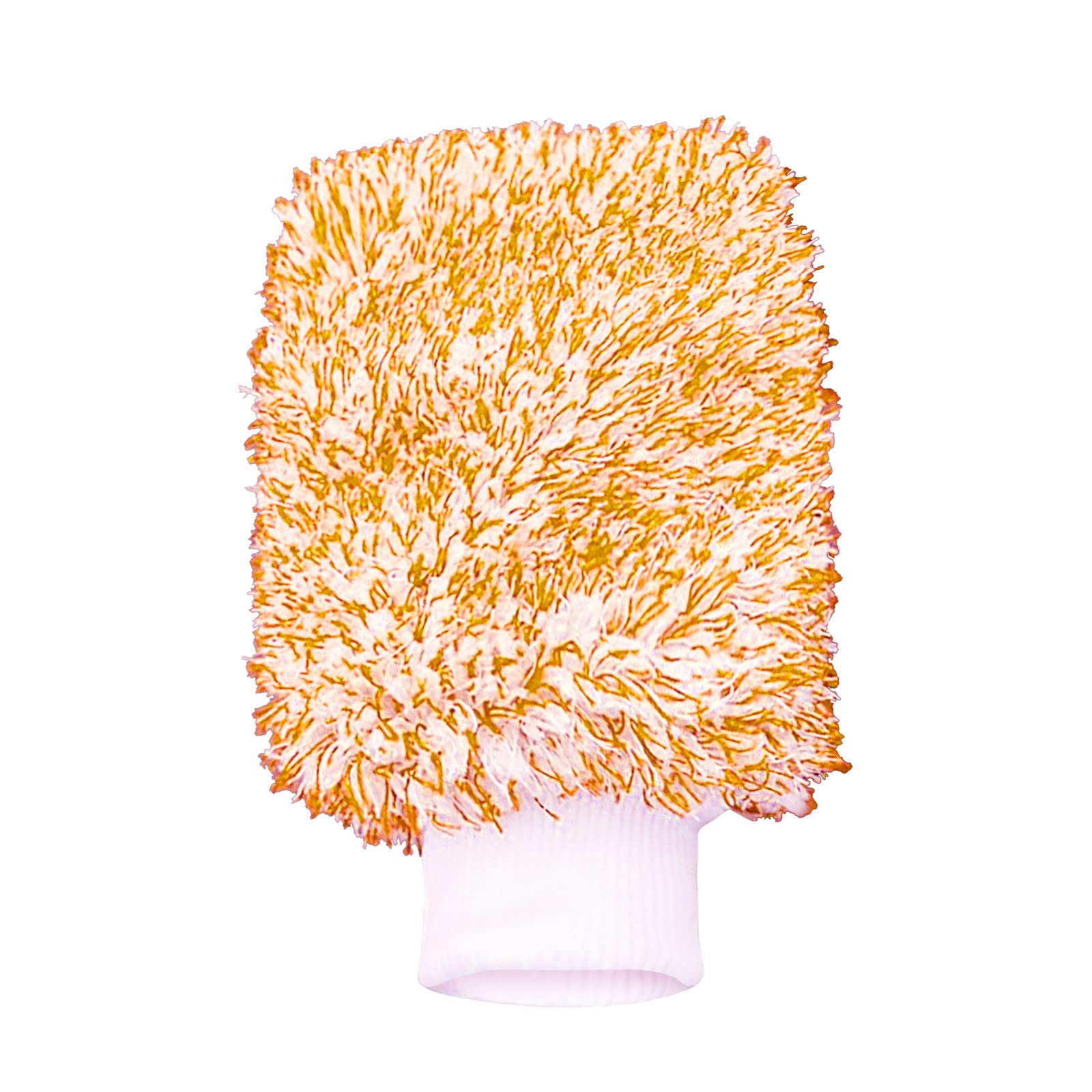 Microfiber Cleaning Gloves for Car & Home - Window Duster & Car Care (Orange) - Multipurpose Cleaning Supplies