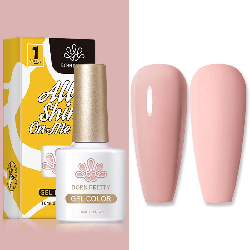 Silky White Series 10ml Gel Nail Polish - Long Lasting & High Shine, Perfect for Manicures, Pedicures, and Nail Art Designs