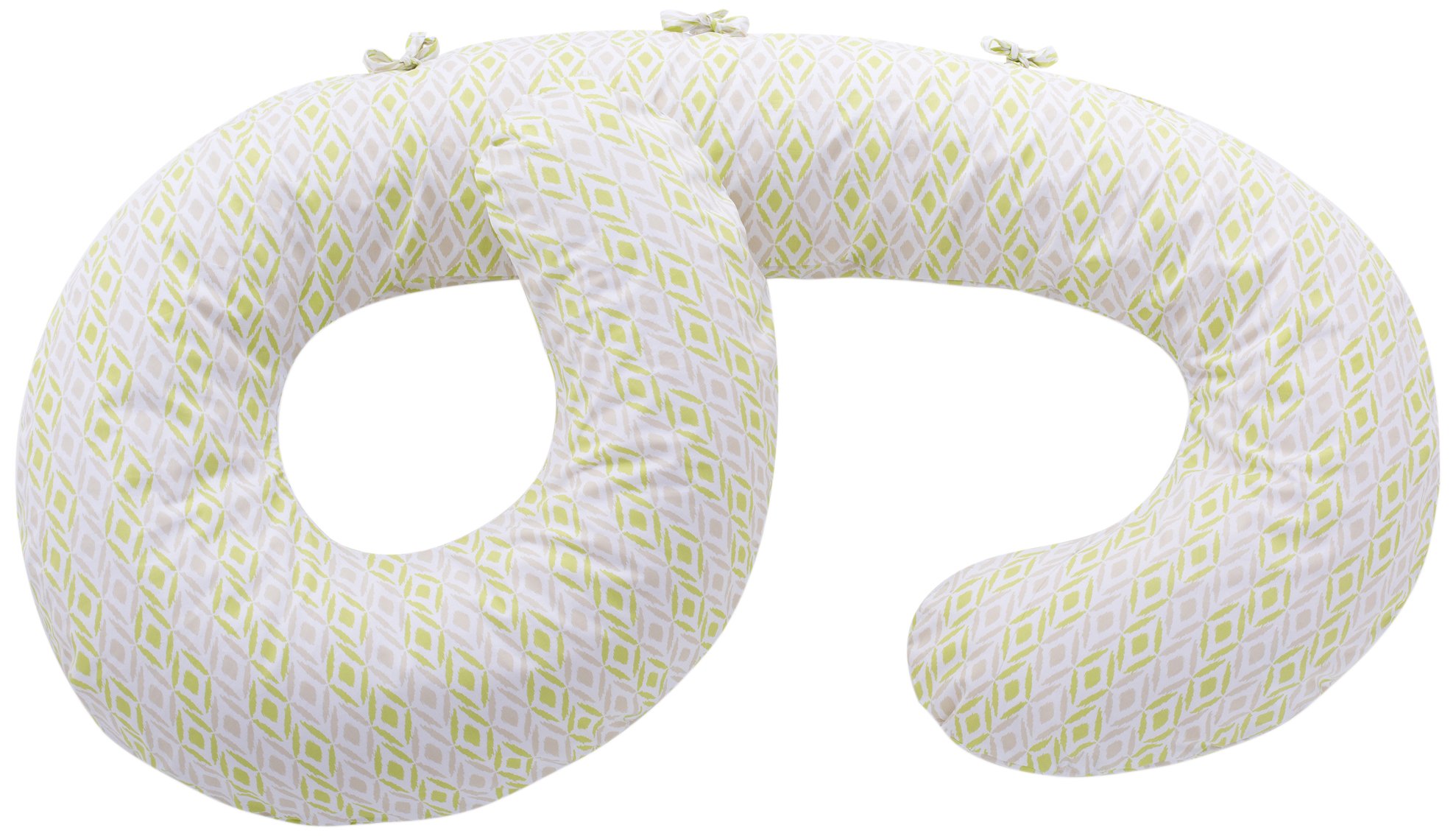 Born Free ComfortFit Body Pillow Slip Cover - Diamond Pattern Design | Ultra Soft & Breathable Pillowcase for Pregnancy, Back Pain & Side Sleepers | Perfect for Maternity Support & Home Comfort