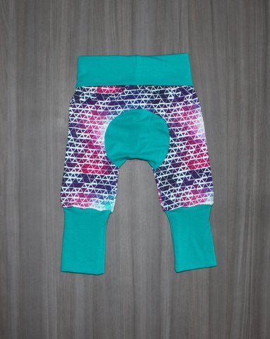 MINI Grow With Me Pants for Babies & Toddlers | Adjustable Waistband | Soft Cotton Stretchy Pants | Perfect for Playtime, Daycare & Family Outings