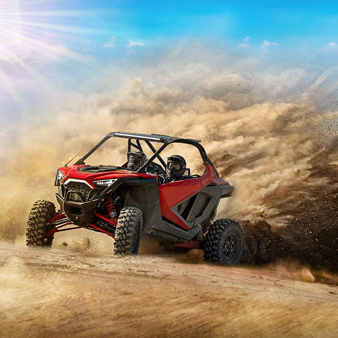 KEMIMOTO TPE Anti-Slip Floor Mats for Polaris RZR PRO XP 2020-2024 | All-Weather Protection, Durable Black Liners | Perfect for Off-Roading, Mud & Snow Adventures