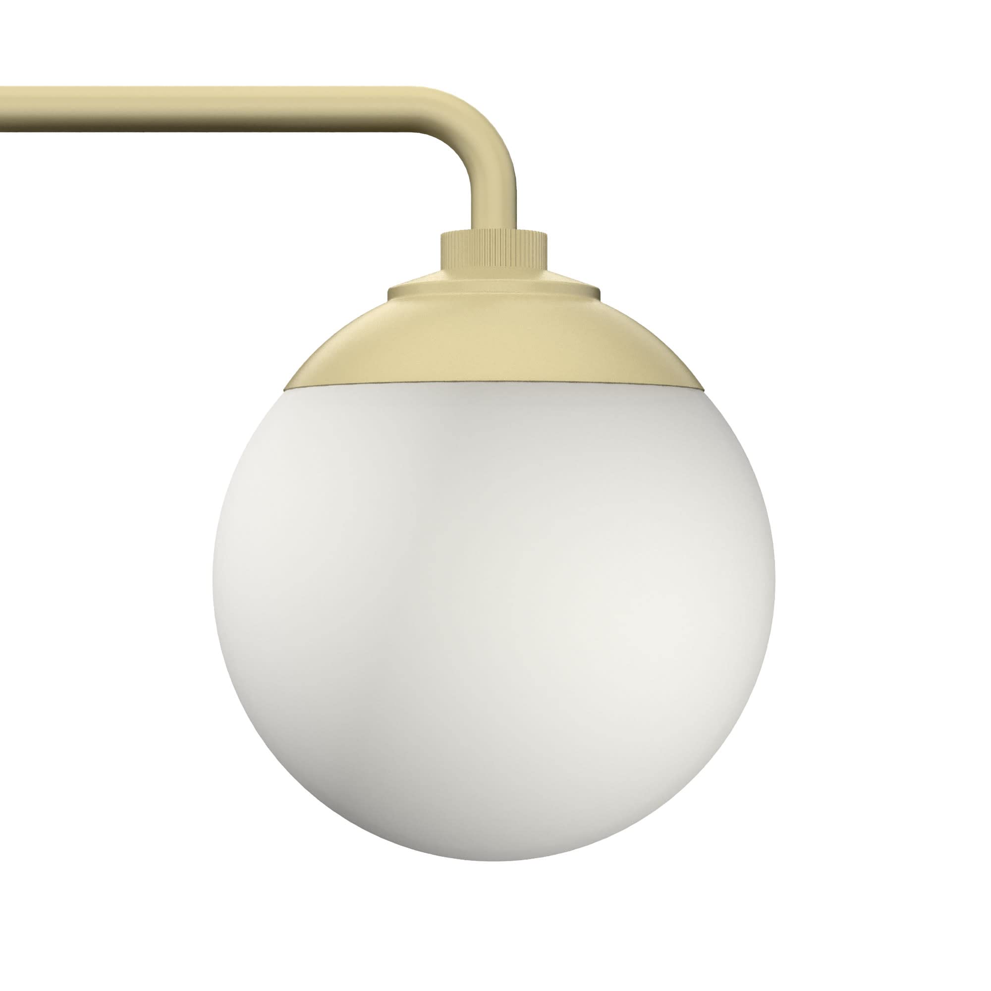 Hunter Fan Company 19180 Hepburn Brushed Nickel Vanity Light - Elegant Bathroom Lighting Fixture for Modern Home Decor