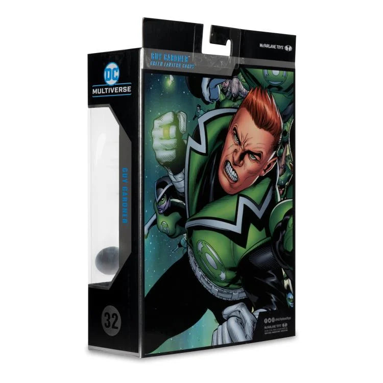 Guy Gardner Platinum Edition Chase Green Lantern Corps DC Multiverse Collector Action Figure #32 - Perfect for DC Comics Fans, Collectors & Display