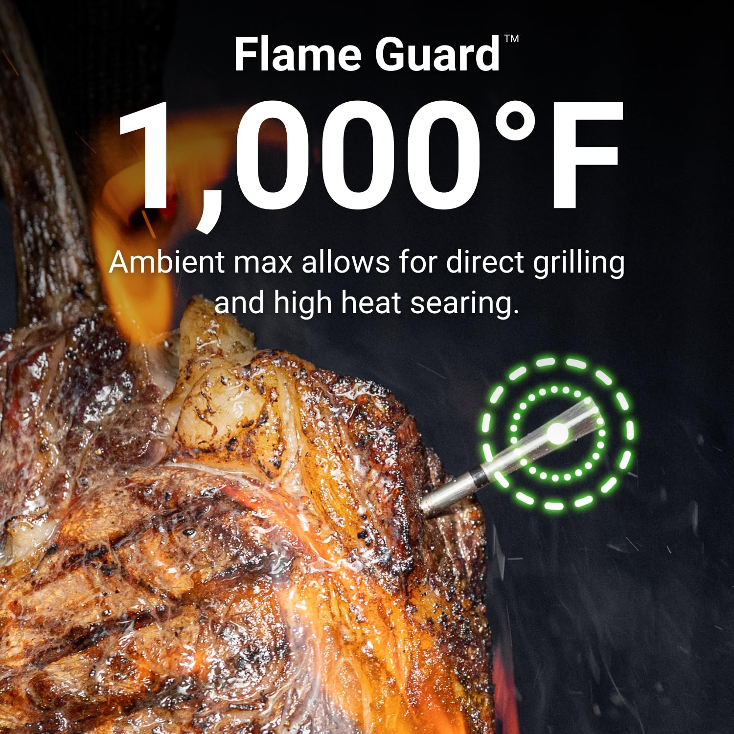 MEATER Pro Smart Bluetooth Wireless Meat Thermometer with 1000°F Heat Resistance | Long Range Digital Cooking Thermometer | Certified Accurate for BBQ, Grill, Oven, Smoker, Air Fryer & Deep Fryer | Includes Free Recipe App for Perfect Steak, Chicken & Turkey | Ideal for Backyard Grilling, Holiday Cooking & Restaurant Use