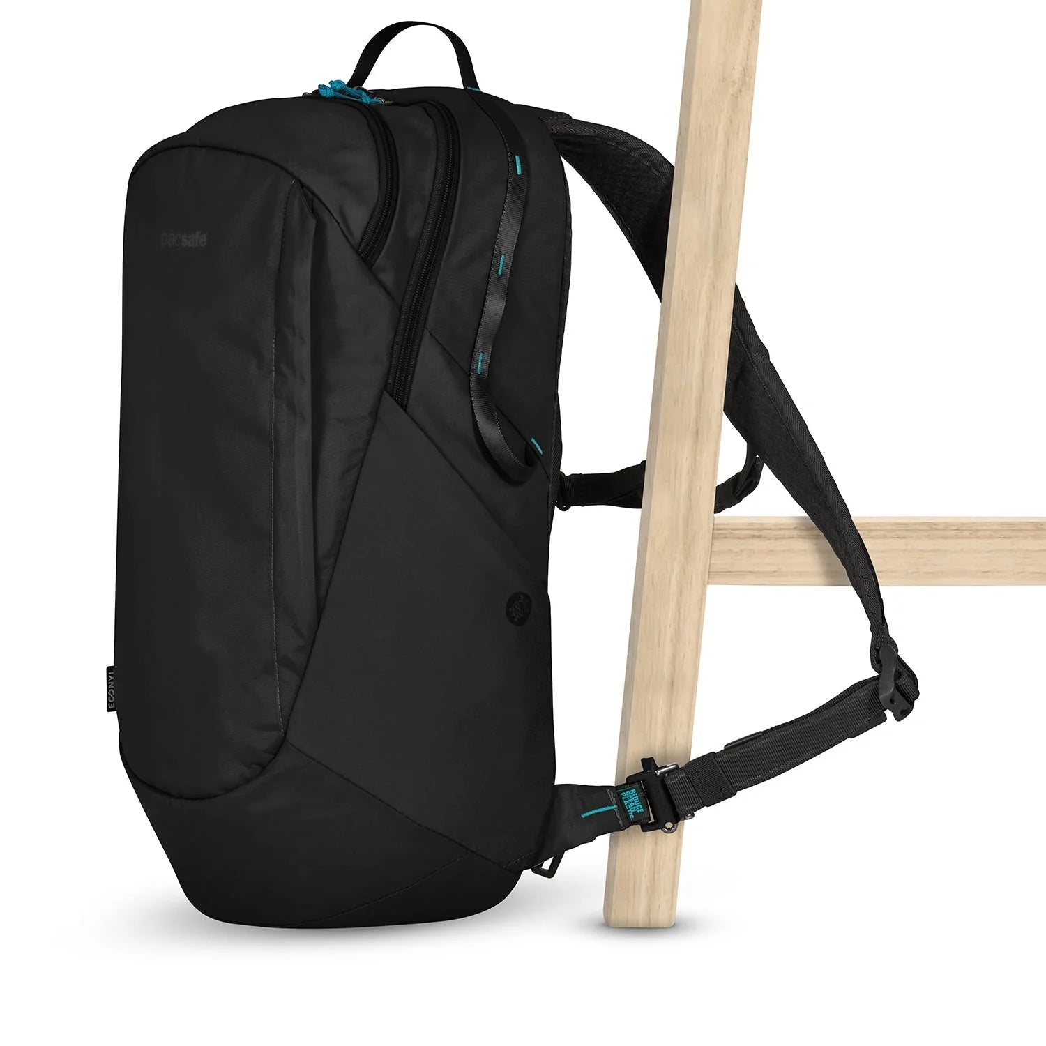 Pacsafe ECO 25L Anti-Theft Travel Backpack - Lightweight Waterproof Daypack for Commuting, Hiking & Digital Nomads - Secure Laptop Compartment & RFID Protection