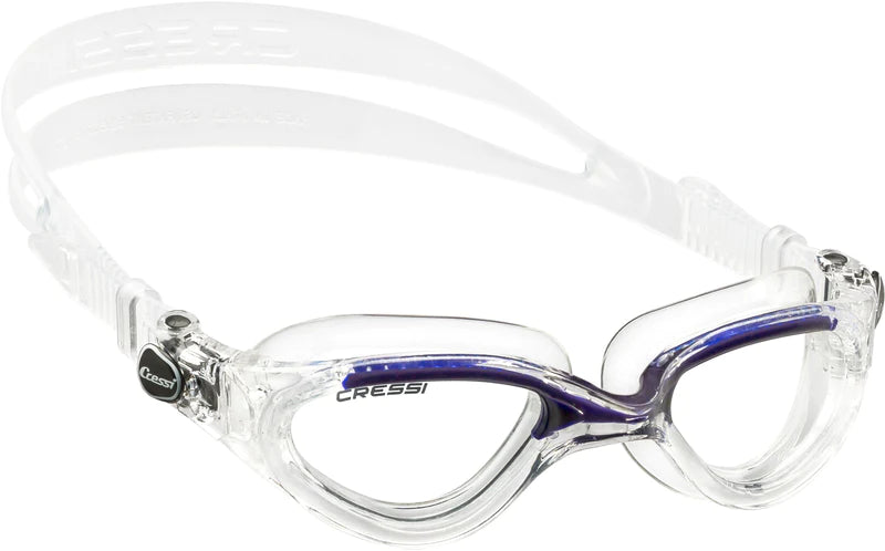 Cressi Flash Swimming Goggles - Anti-Fog UV Protection Swim Goggles for Adults & Kids - Perfect for Pool, Beach & Open Water Swimming