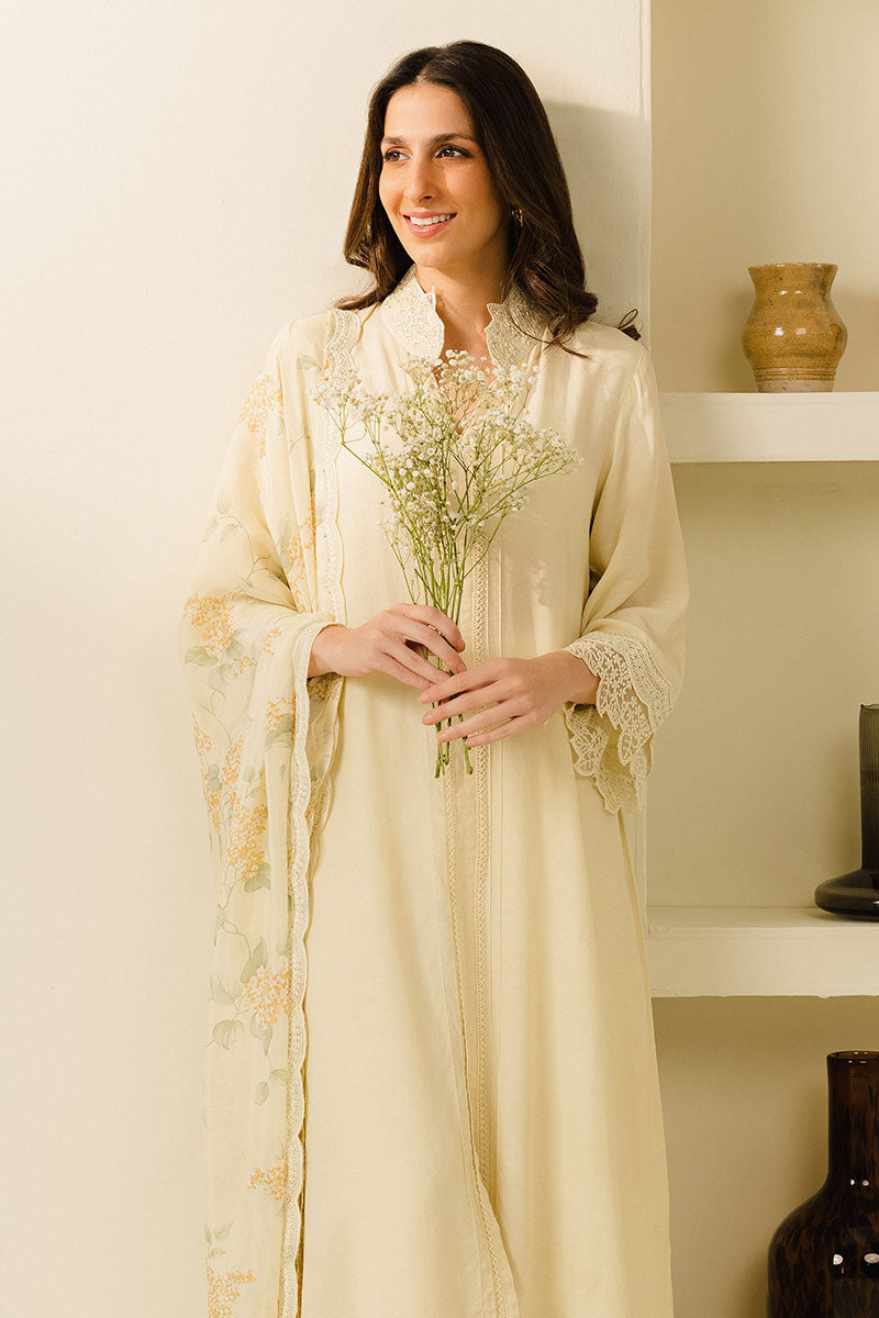 LILLY LUXE 2PC Women's Ethnic Outfit Set - Embroidered Shirt & Dupatta Scarf for Party, Wedding & Festive Occasions