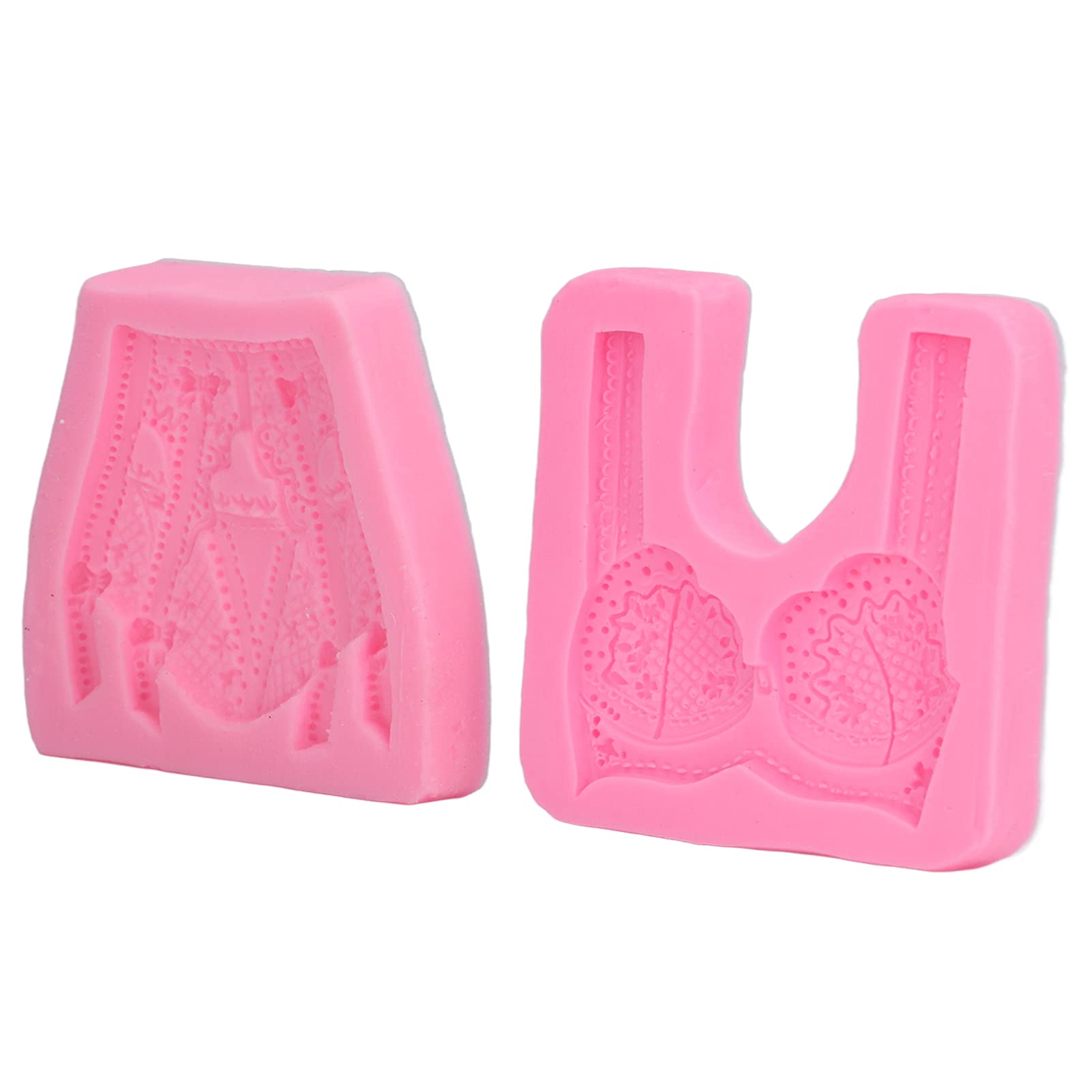 2PCS Silicone Bikini Cake Molds - Fondant & Chocolate Mold for DIY Dessert Decorations - Perfect for Birthday Cakes, Cupcakes, and Baking Parties