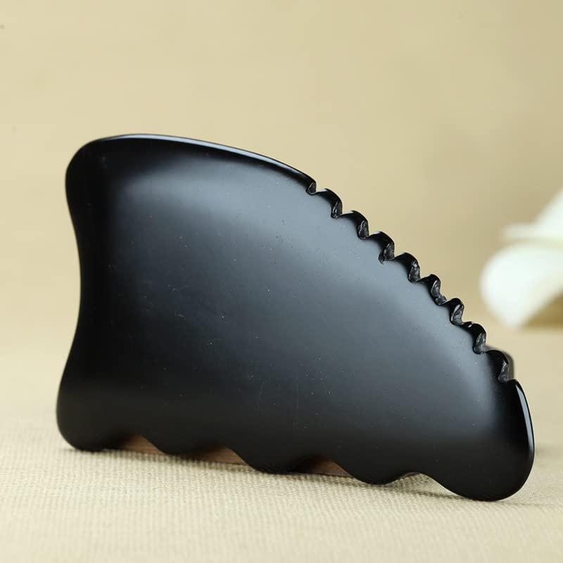Professional Gua Sha Facial Massage Tool for Face & Body - Natural Jade Stone for SPA, Acupuncture Therapy & Trigger Point Relief - Perfect for Skincare Routine & Relaxation at Home