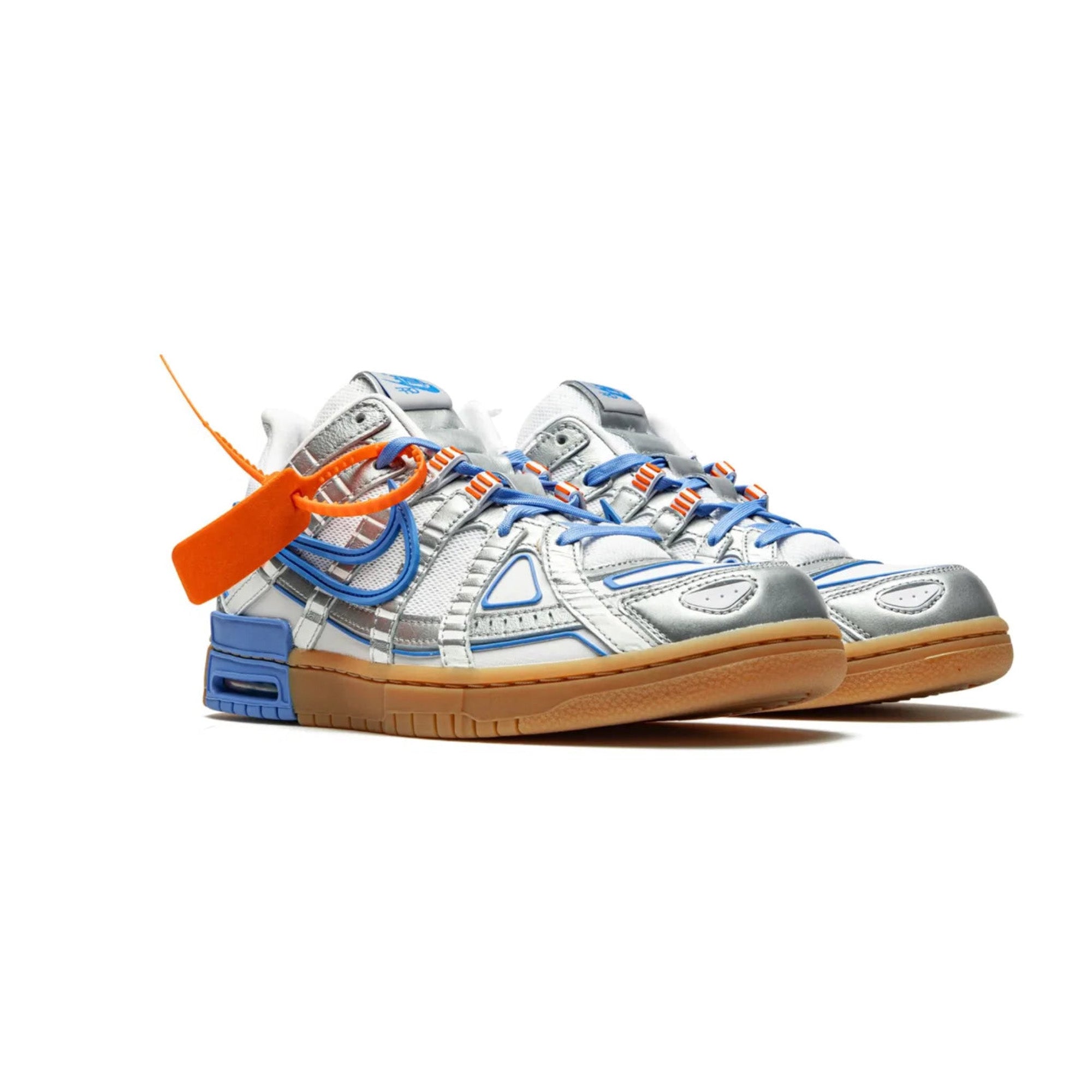 Nike Air Rubber Dunk Off-White 'UNC' Sneakers - Men's Basketball Shoes for Streetwear & Casual Style | Perfect for Urban Fashion & Sneaker Collectors