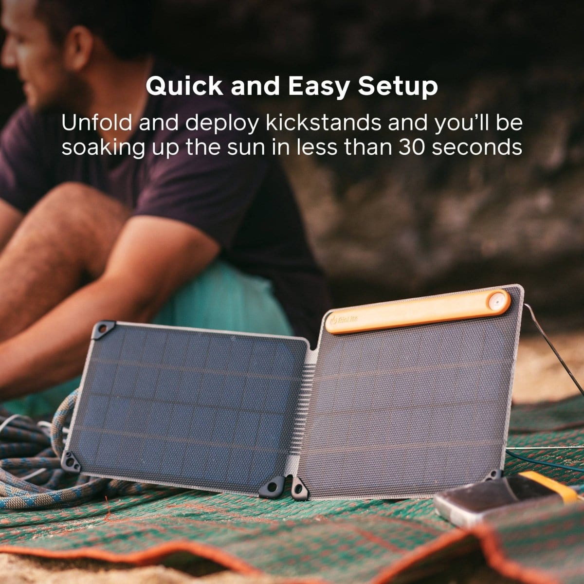 High-Efficiency 10W Solar Panel for Outdoor Camping, Hiking, RV & Emergency Power - Portable Solar Charger with USB Output