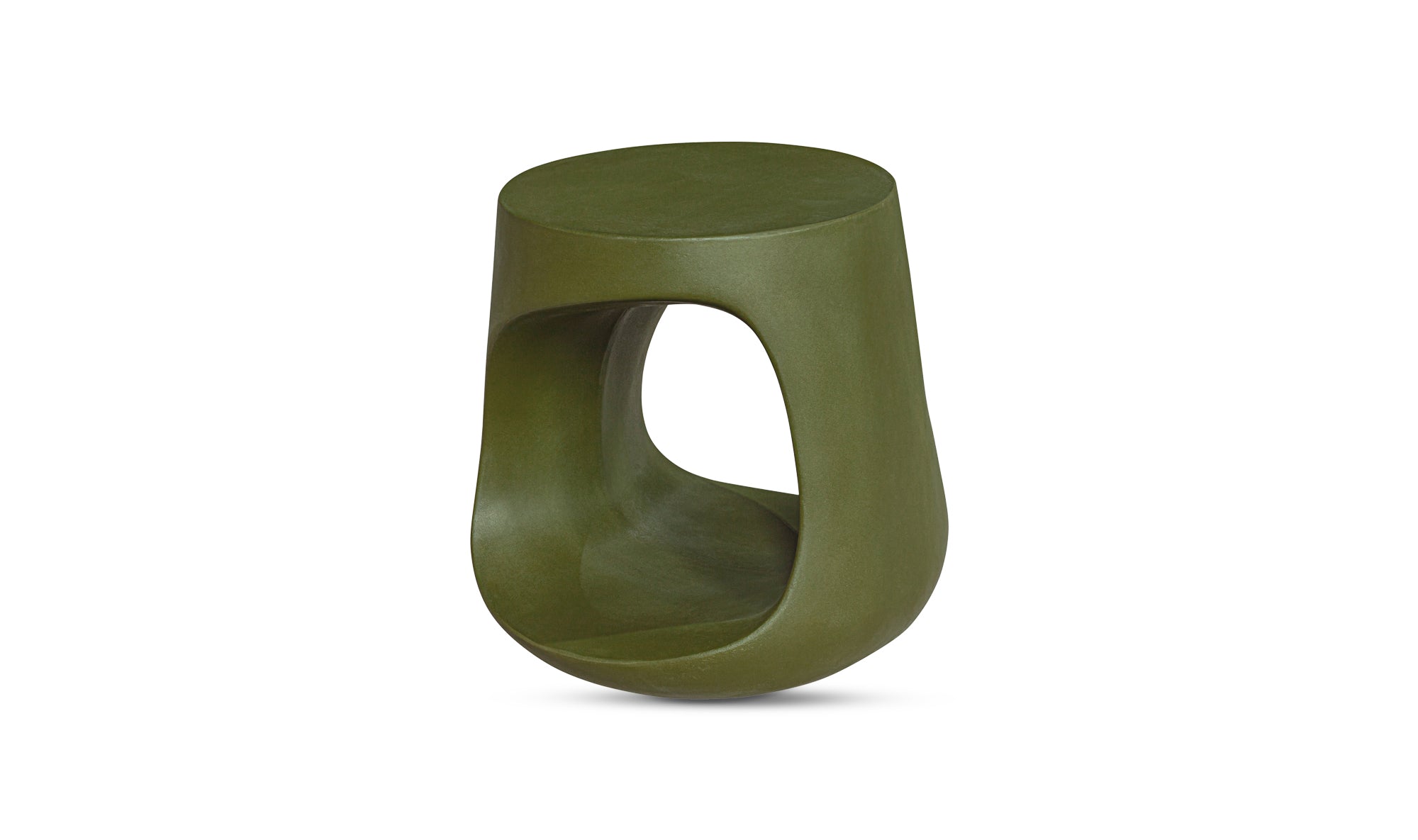Rothko Outdoor Stool - Green Patio Furniture for Garden, Poolside & Backyard Relaxation
