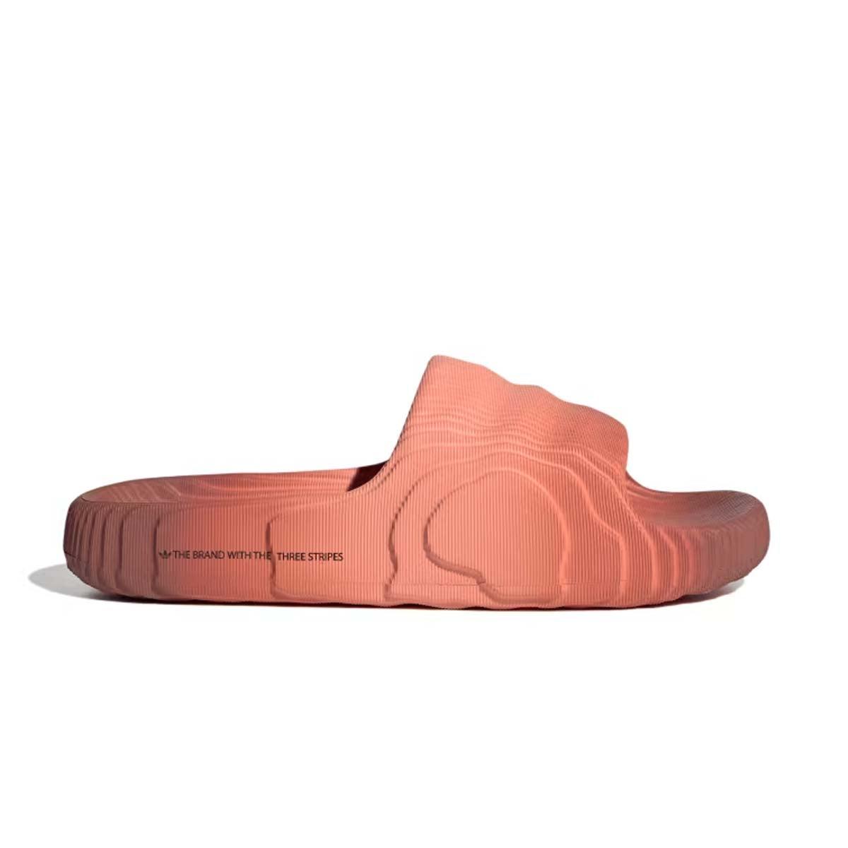 Adidas Adilette 22 'Wonder Clay' Slides - Comfortable Men's Shower Sandals for Pool, Beach & Gym | Quick-Dry Waterproof Shower Shoes for Men