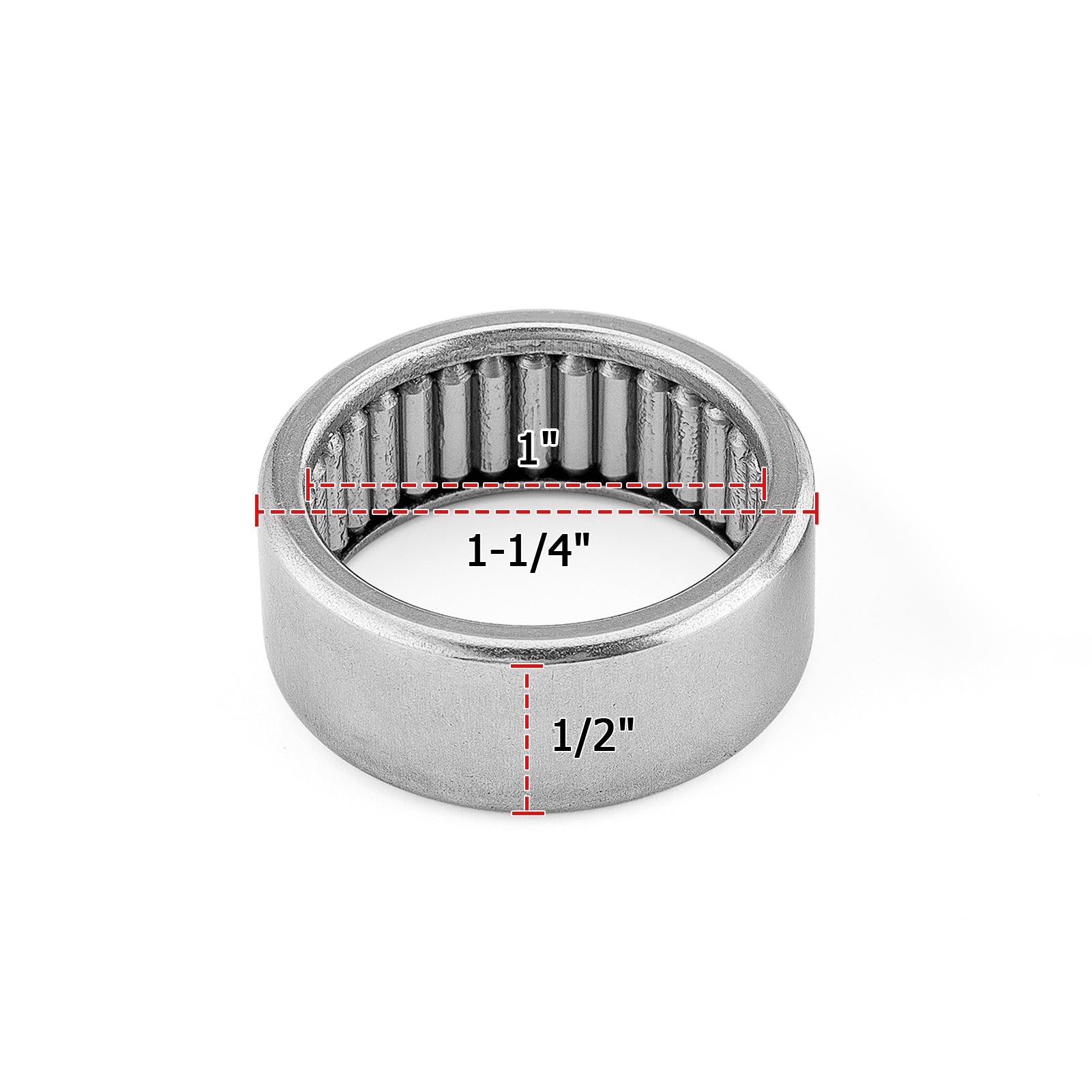 2006-2017 Harley Dyna & Twin Cam Motors Needle Roller Bearing Full Complement Drawn Cup Replacement - Compatible with 2006 Dyna & All 2007-2017 Twin Cam Engines - Perfect for Motorcycle Repair & Performance Upgrades