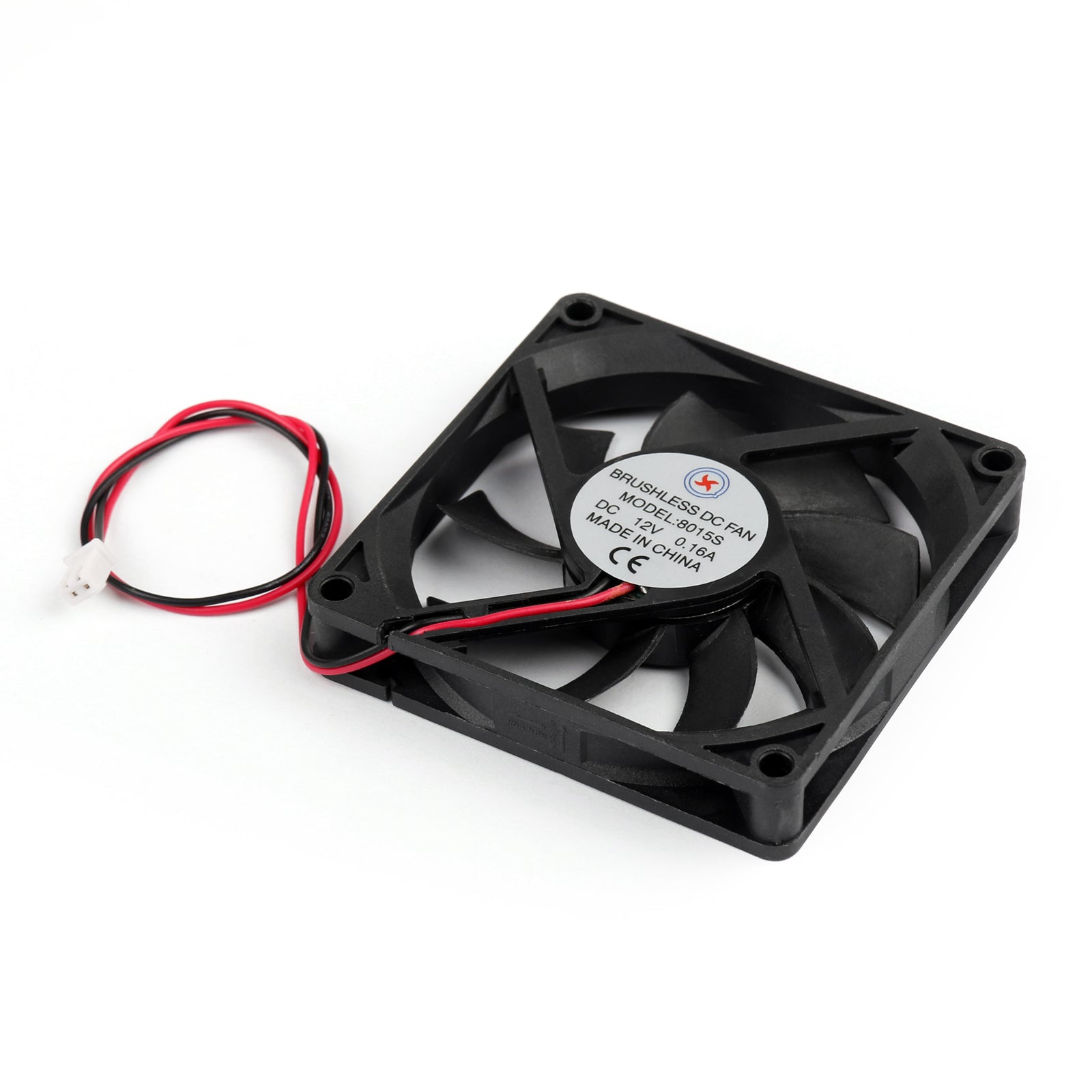 10PCS DC Brushless Cooling PC Computer Fan 12V 8015s 80x80x15mm 0.16A 2 Pin Wire - Quiet High Performance Cooling for Gaming PC, Desktop Computer, Server & Electronics Case Ventilation