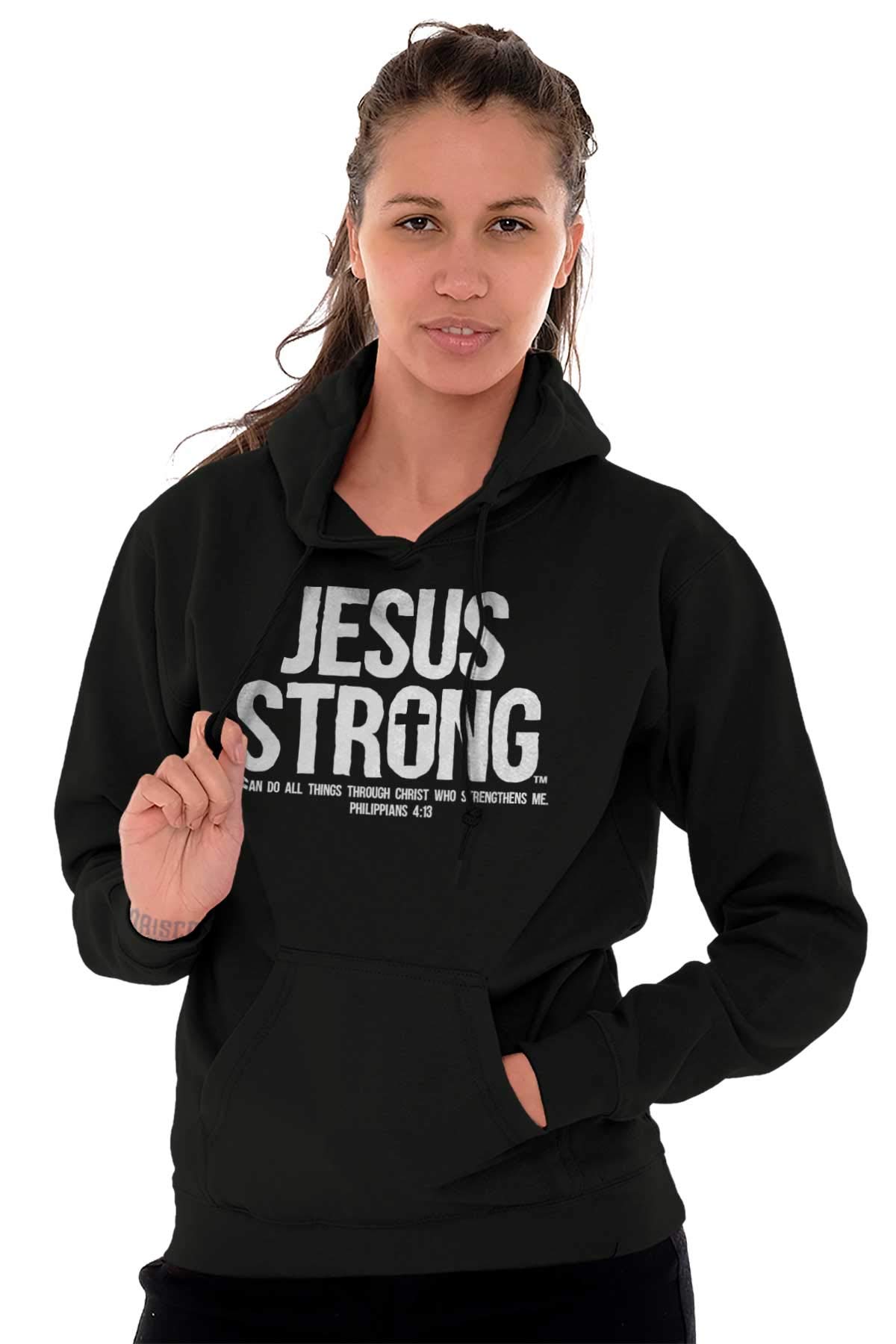 Bible Hoodie Philippians 4:13 - Unisex Christian Sweatshirt for Worship