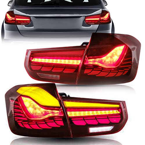 13-18 BMW 3 Series tail lights(Dragon Scale Red)