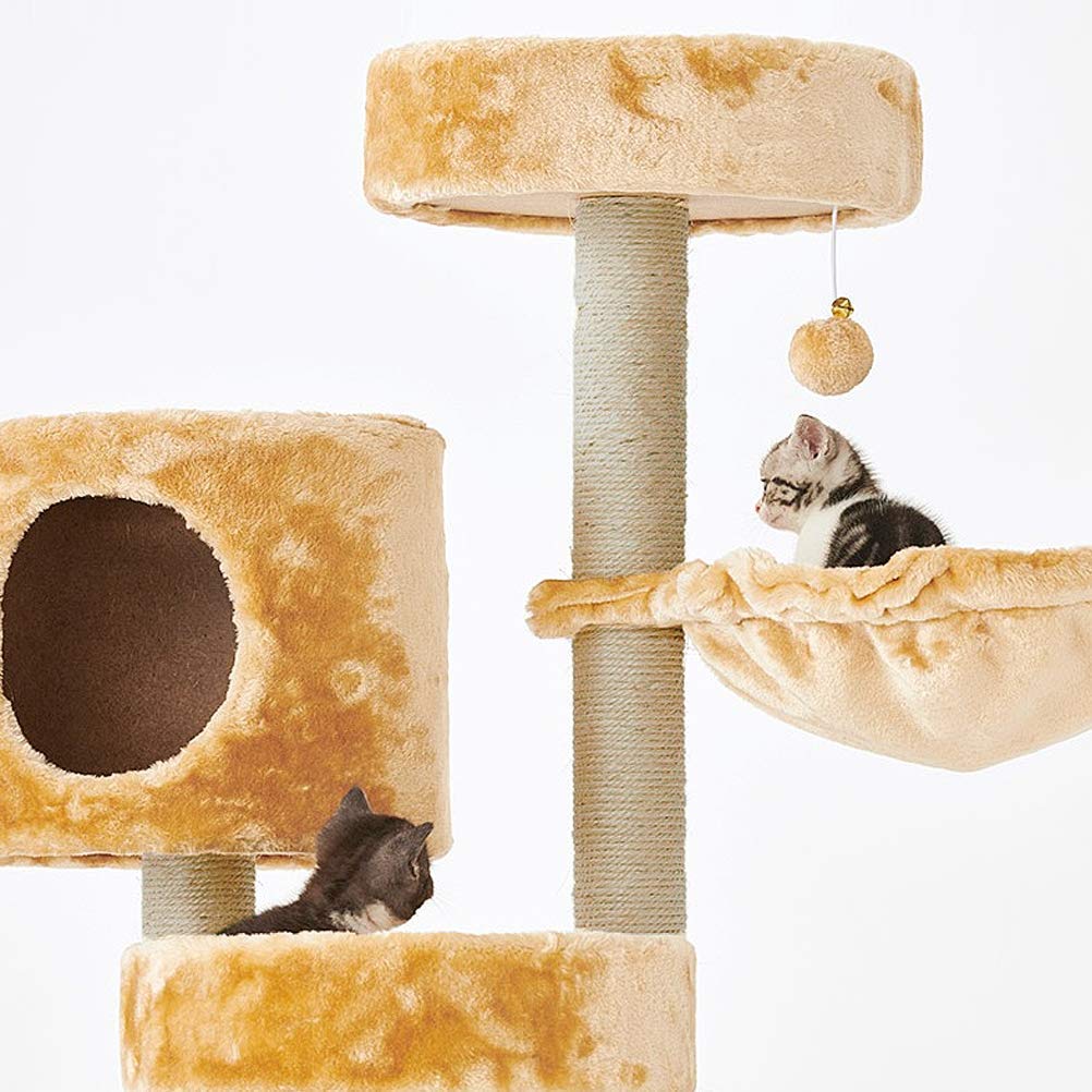 Durable Sisal Rope Cat Scratching Post Replacement - Natural Hemp Rope for Cat Trees & Towers - Perfect for Indoor Cat Furniture & Scratching Needs