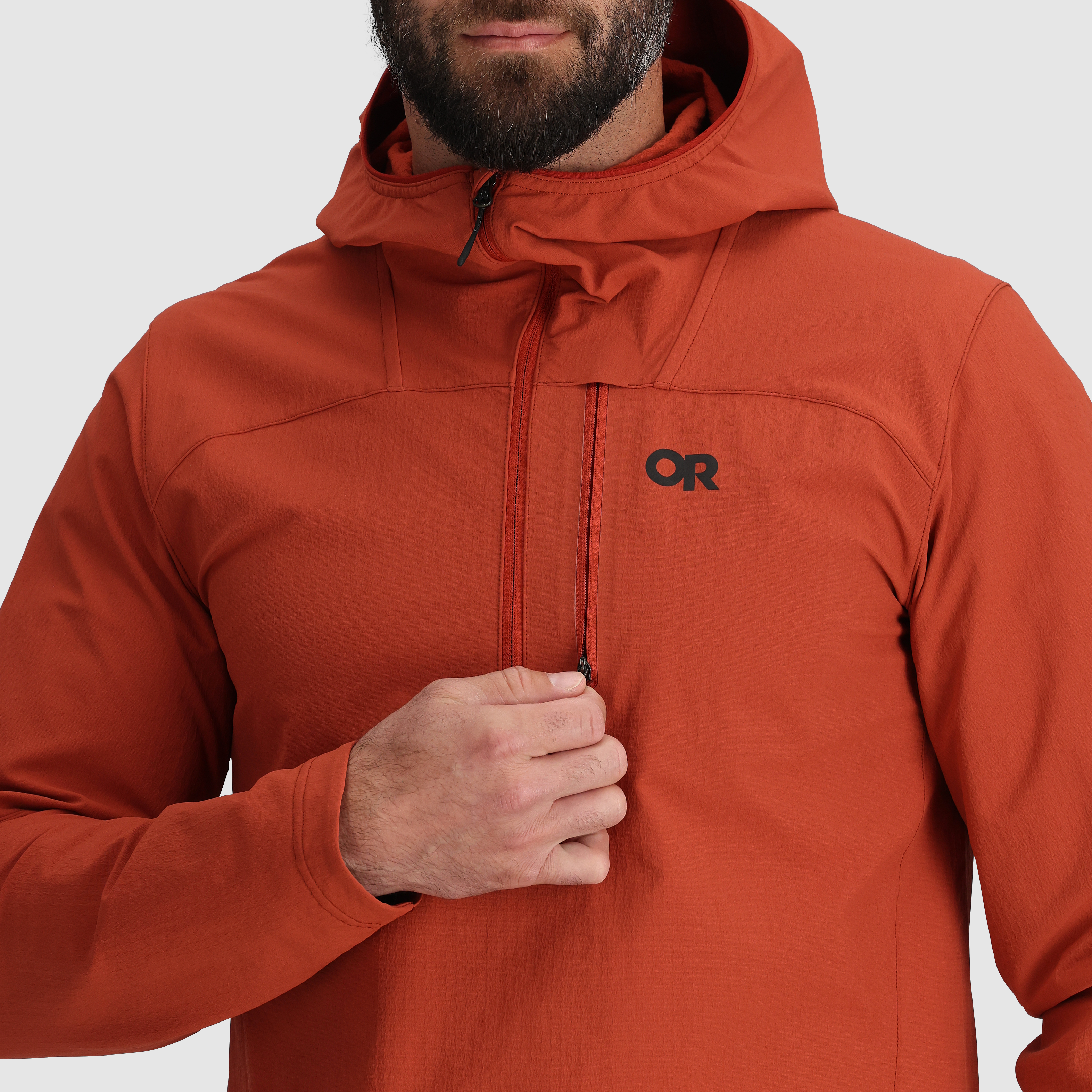 Men's Freewheel MTB Half Zip Hoodie - Lightweight Cycling Jacket for Mountain Biking & Outdoor Adventures - Perfect for Trail Riding & Cool Weather Training