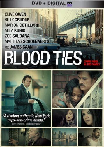 Blood Ties DVD + Digital Copy | Crime Thriller Movie | Perfect for Movie Nights & Gifts