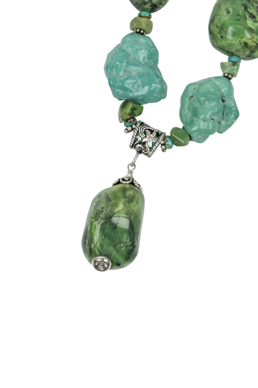 Paige Wallace Chrysoprase Pendant Necklace - Elegant Green Gemstone Jewelry for Women | Perfect for Everyday Wear, Gifts & Special Occasions