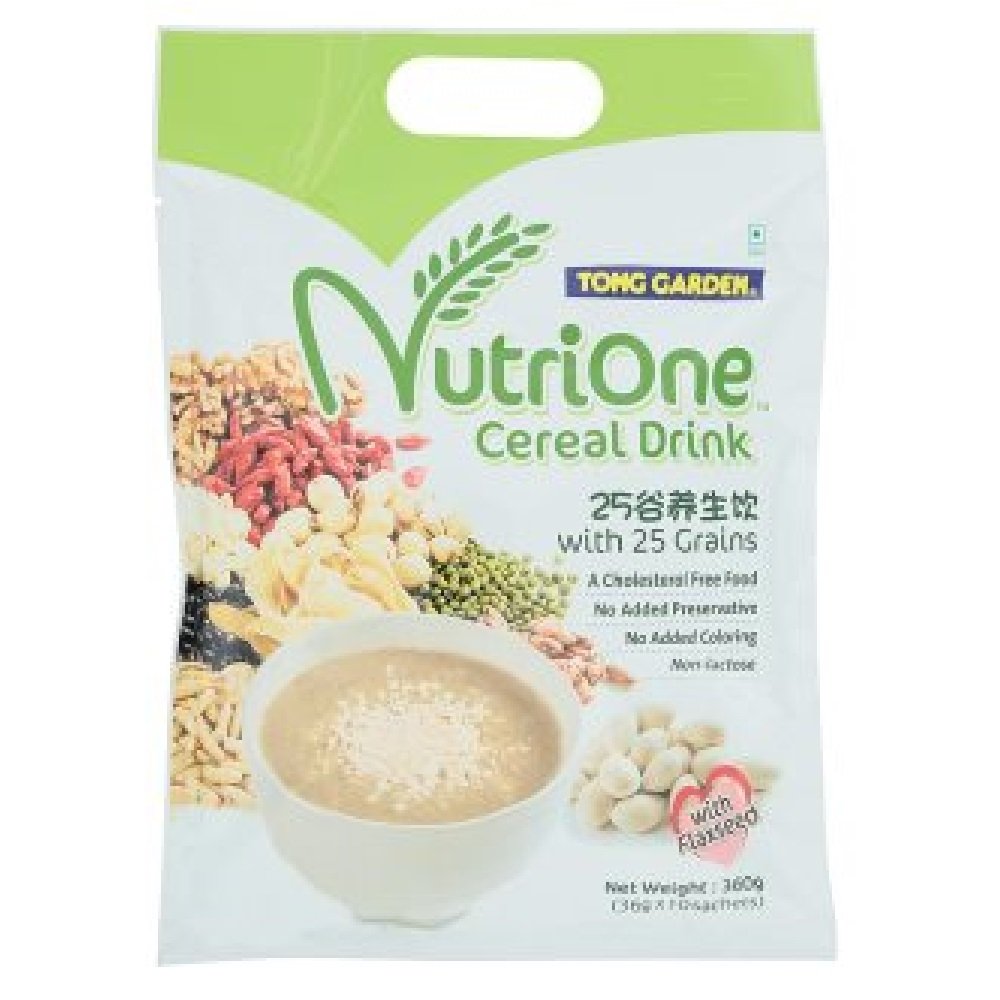Tong Garden Nutrione Cereal Drink 360g - 25 Whole Grains Healthy Breakfast Drink (3 Pack) - Perfect for Busy Mornings, Office Snacks & Kids Nutrition