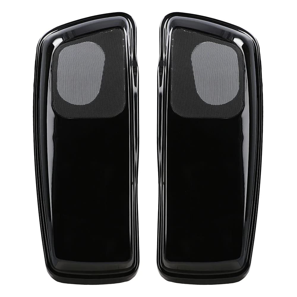 Harley-Davidson 2014-Up Saddlebag Covers with 6x9 Speaker Adaptors & Seat Heater | Replacement Saddlebag Covers for Touring Models | Perfect for Long Rides & Custom Audio Upgrades (BC-HD69-14U)