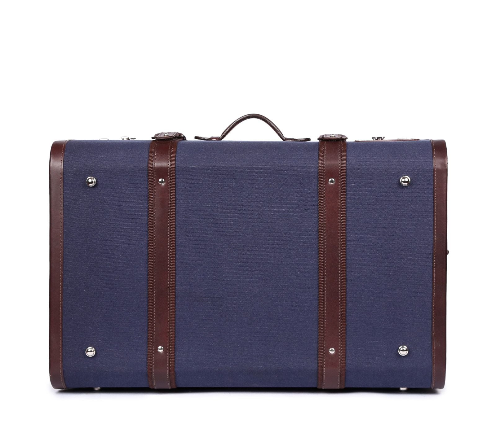 Westgarth Trunk - Vintage Style Leather Travel Trunk for Storage & Décor | Perfect for Home, Office & Travel Accessories