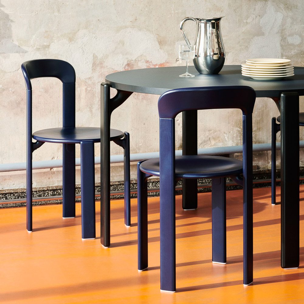 PRE ORDER | HAY Rey Chair in Deep Blue - Modern Scandinavian Lounge Chair for Living Room, Office & Reading Nook