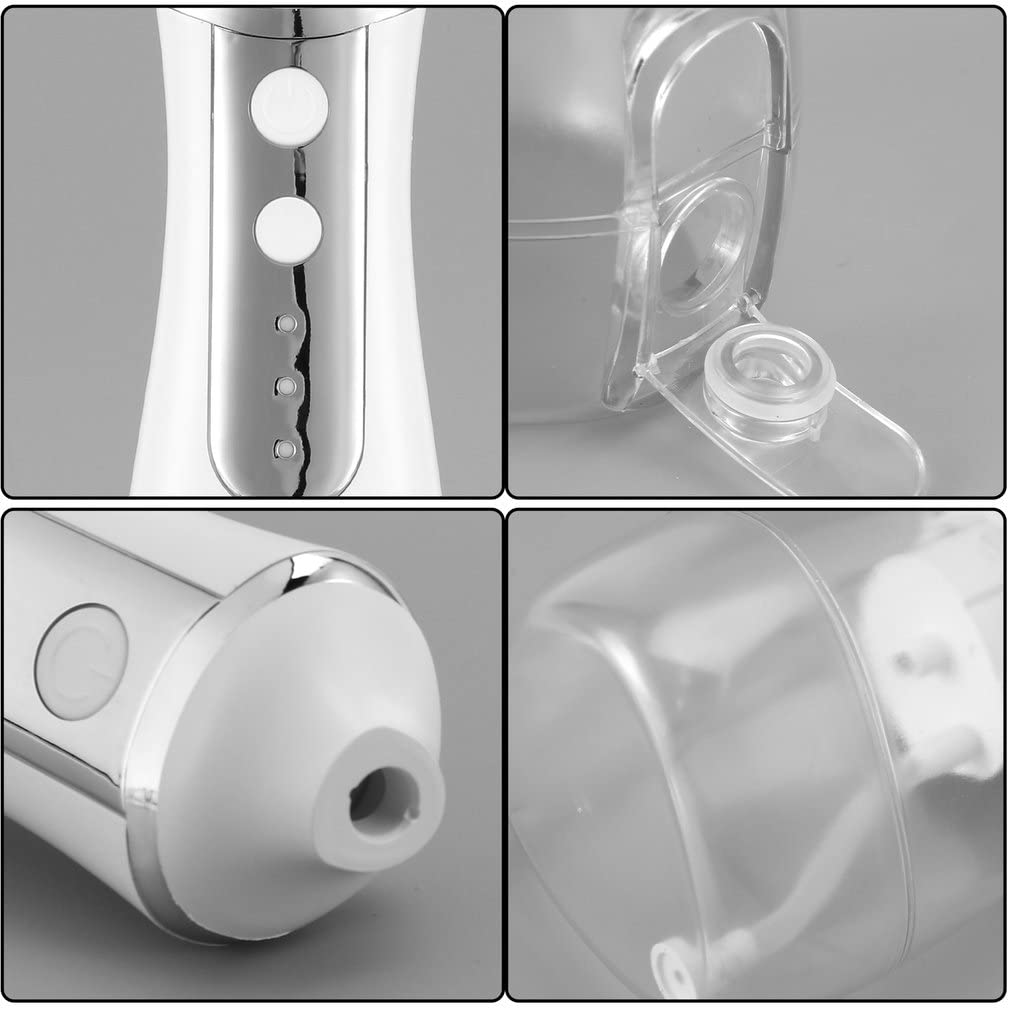 **Cordless Water Flosser for Teeth Cleaning – 350ml USB-C Rechargeable Dental Flosser with 5 Jet Tips, 3 Modes & IPX7 Waterproof – Perfect for Home & Travel Oral Care**