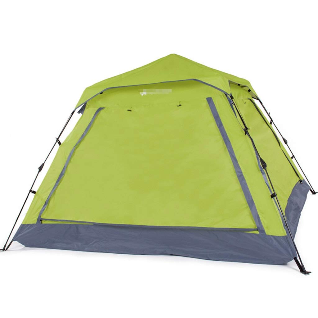 Outdoor Camping Tent for 3-4 People - Double Automatic Sun Shelter Beach Tent with Rain Protection - Perfect for Beach, Picnics, Travel & Backyard Pergola Private Space