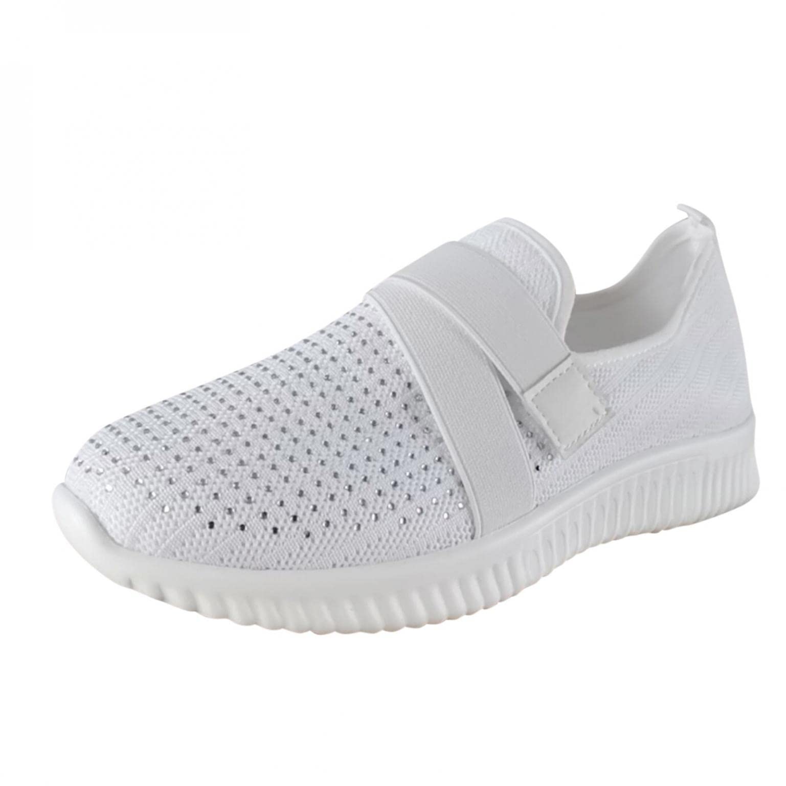 GOGOTY Women's Orthopedic Cushion Walking Shoes with Arch Support - Slip-On Air Comfort Knit for Casual & Formal Wear - Perfect for Office, Travel and Daily Comfort