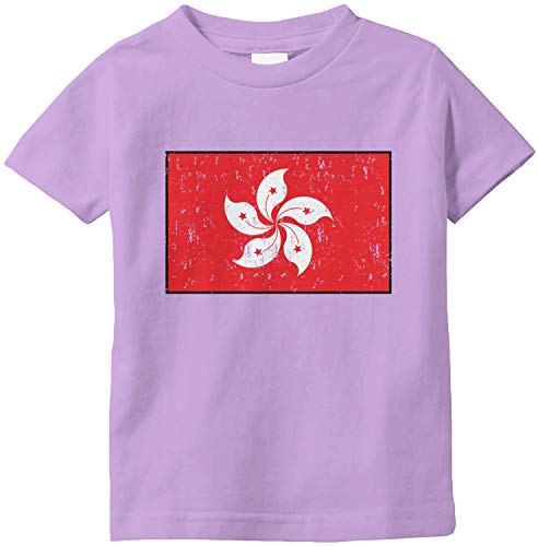 Amdesco Hong Kong Flag Baby T-Shirt - Cute Patriotic Outfit for Infants & Toddlers - Perfect for National Day Celebrations, Family Photos & Cultural Events