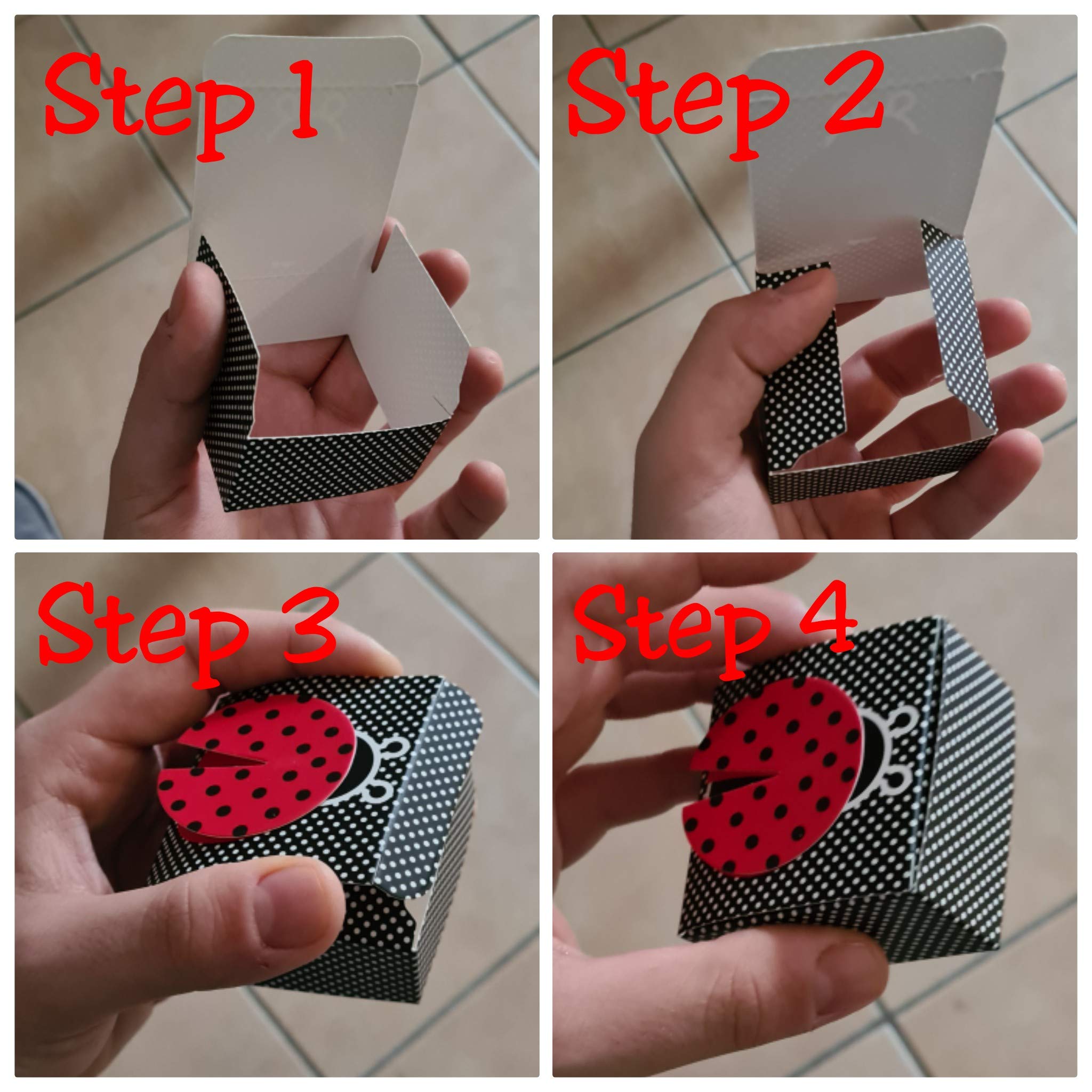 20pcs 3D Wing Ladybug Gift Boxes - Wedding, Baby Shower, Birthday Party Favor Boxes for Candy & Chocolate Packaging | Perfect for Party Favors, Bridal Showers, and Special Events