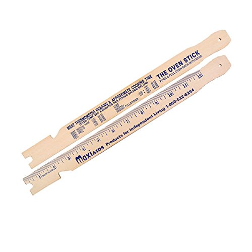 MaxiAids Fire Safety Oven Stick - Heat Resistant Kitchen Tool for Baking, Cooking & Grilling - Perfect for Seniors & Disabled Users (Use for Handling Hot Pans, Trays & Cookware Safely)