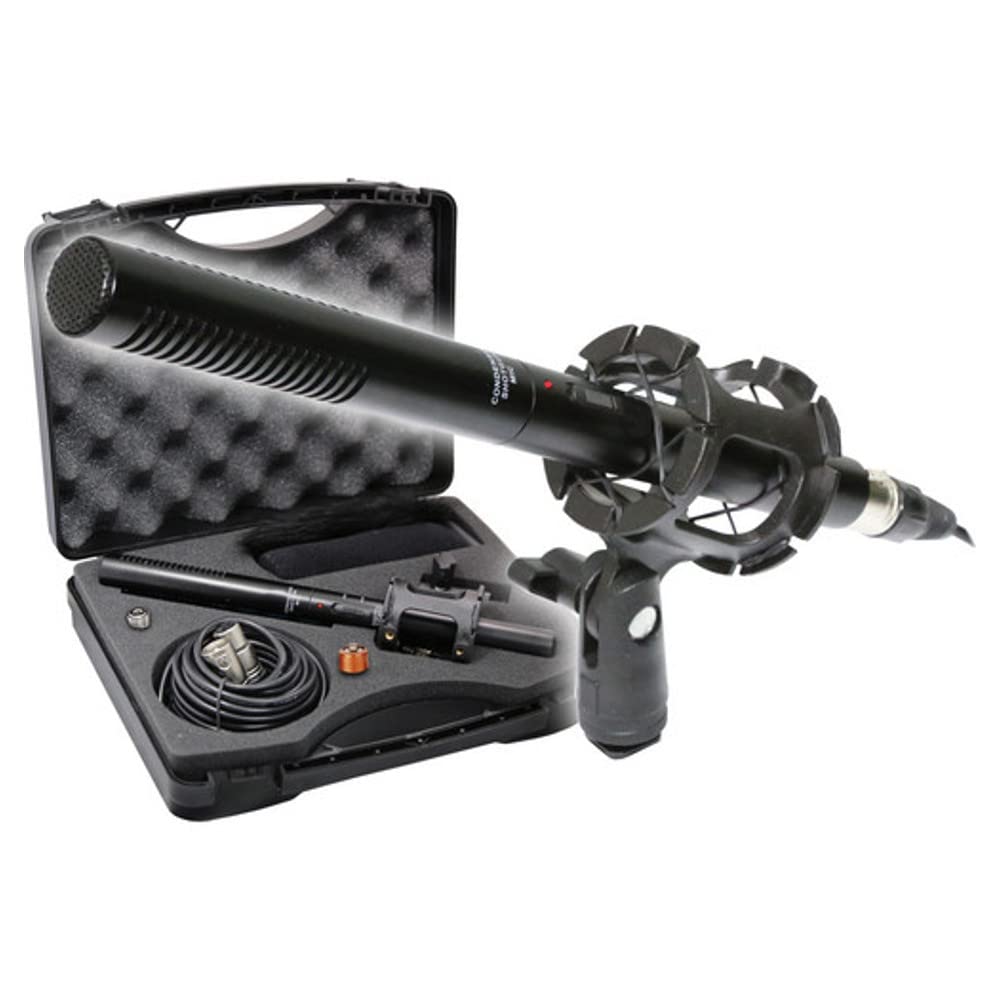 Synergy Digital Camera External Microphone Kit - Professional Unidirectional Condenser Mic for Panasonic Lumix GH5 II, 13-Piece Broadcast & Video Recording Accessories | Perfect for Vlogging, Interviews & Studio Productions