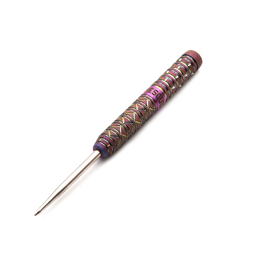 CUESOUL 90% Tungsten Steel Tip Darts Set - 21g/22g/23g Weight Options for Professional Play | Oil Paint Finish for Cocktail, COLA Beer & Draft Beer Bars | Perfect for Pub Games, League Play & Home Practice