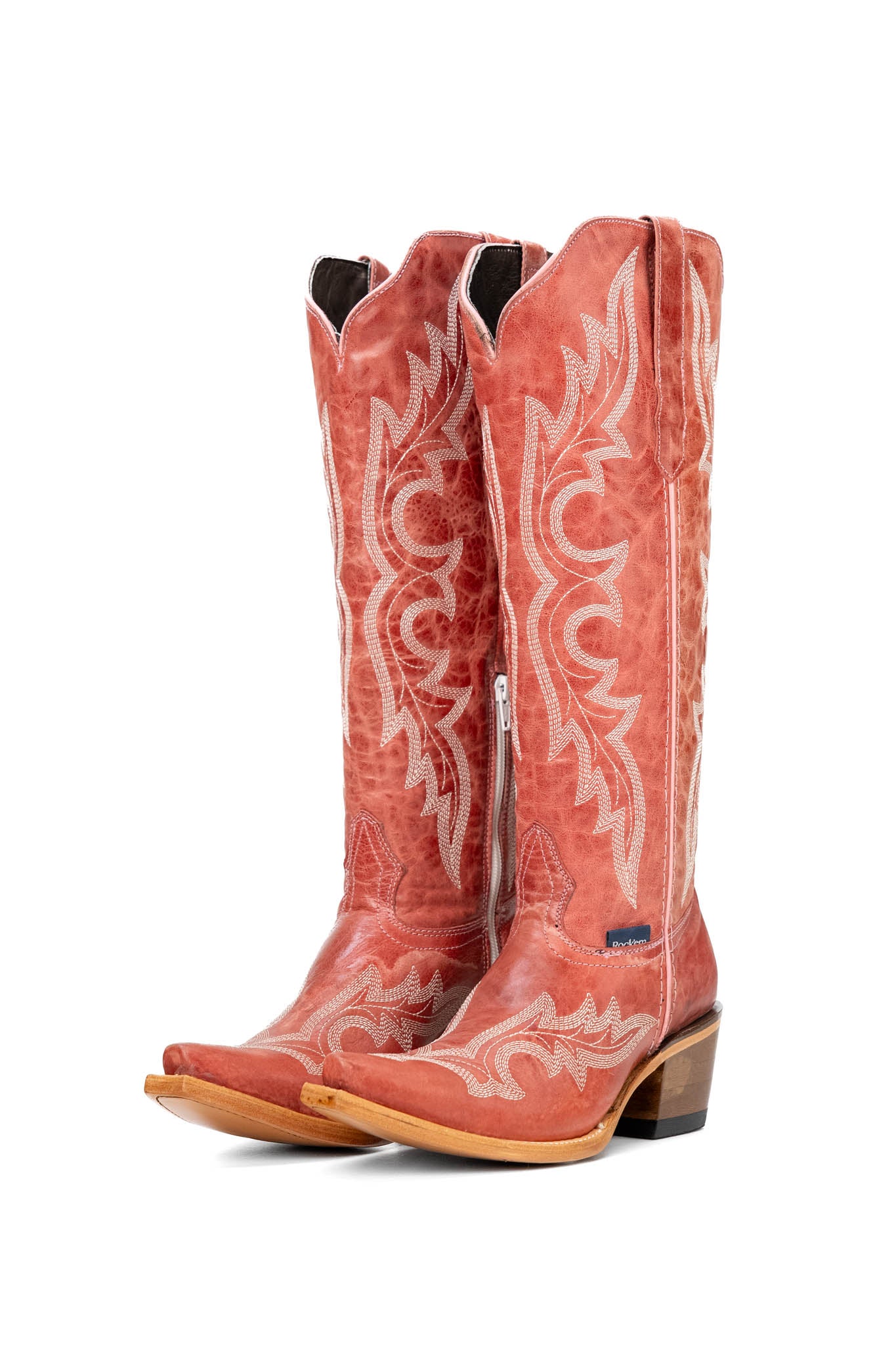 Odette Tall Snip Toe Cowgirl Boots for Women - Western Riding Boots with Pointed Toe & Stacked Heel | Perfect for Country Dancing, Rodeo Events & Fashion Outfits