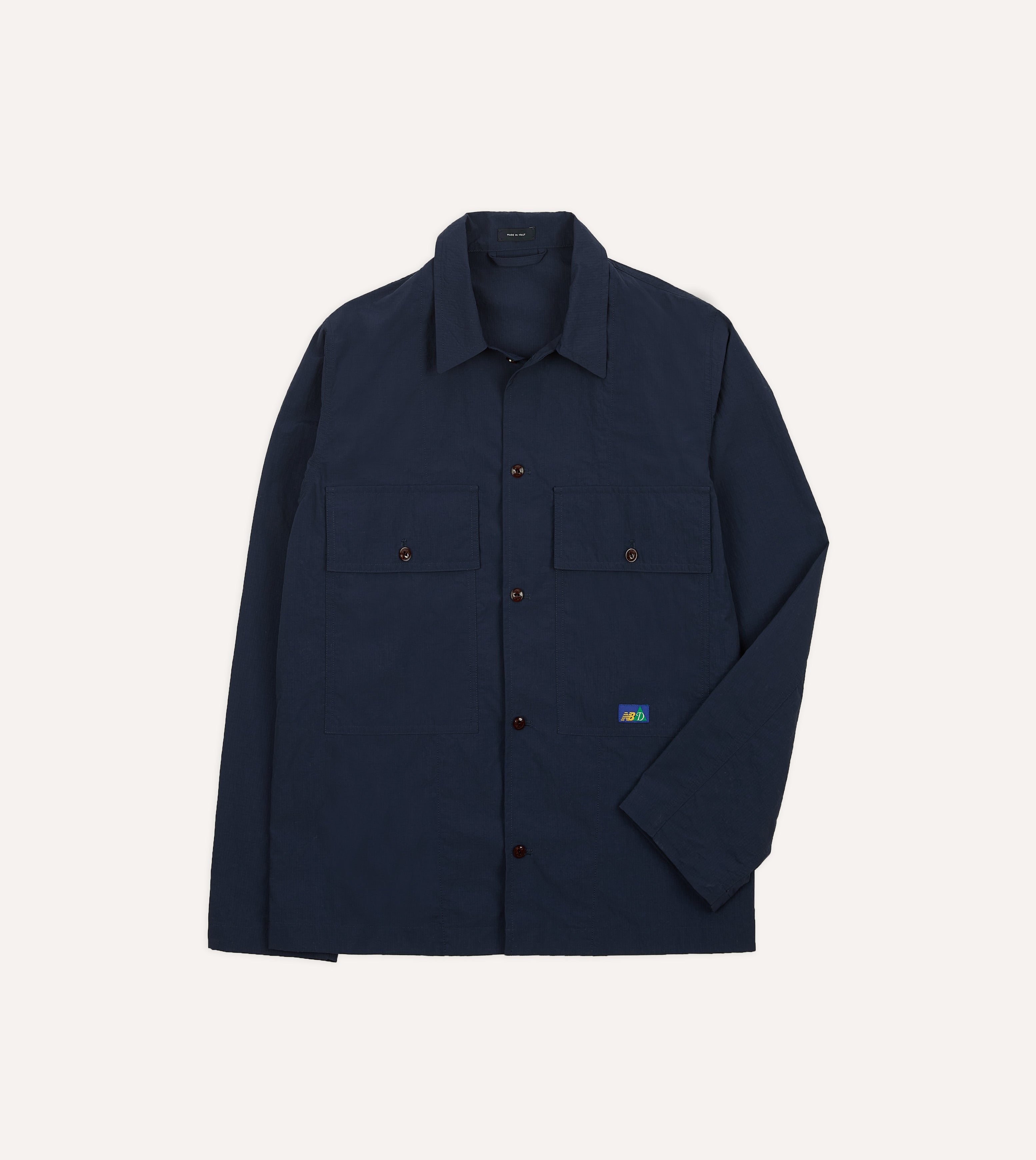New Balance & Drake's Nylon Packable Travel Shirt for Men - Lightweight, Wrinkle-Resistant & Quick-Dry - Perfect for Hiking, Business Trips & Outdoor Adventures