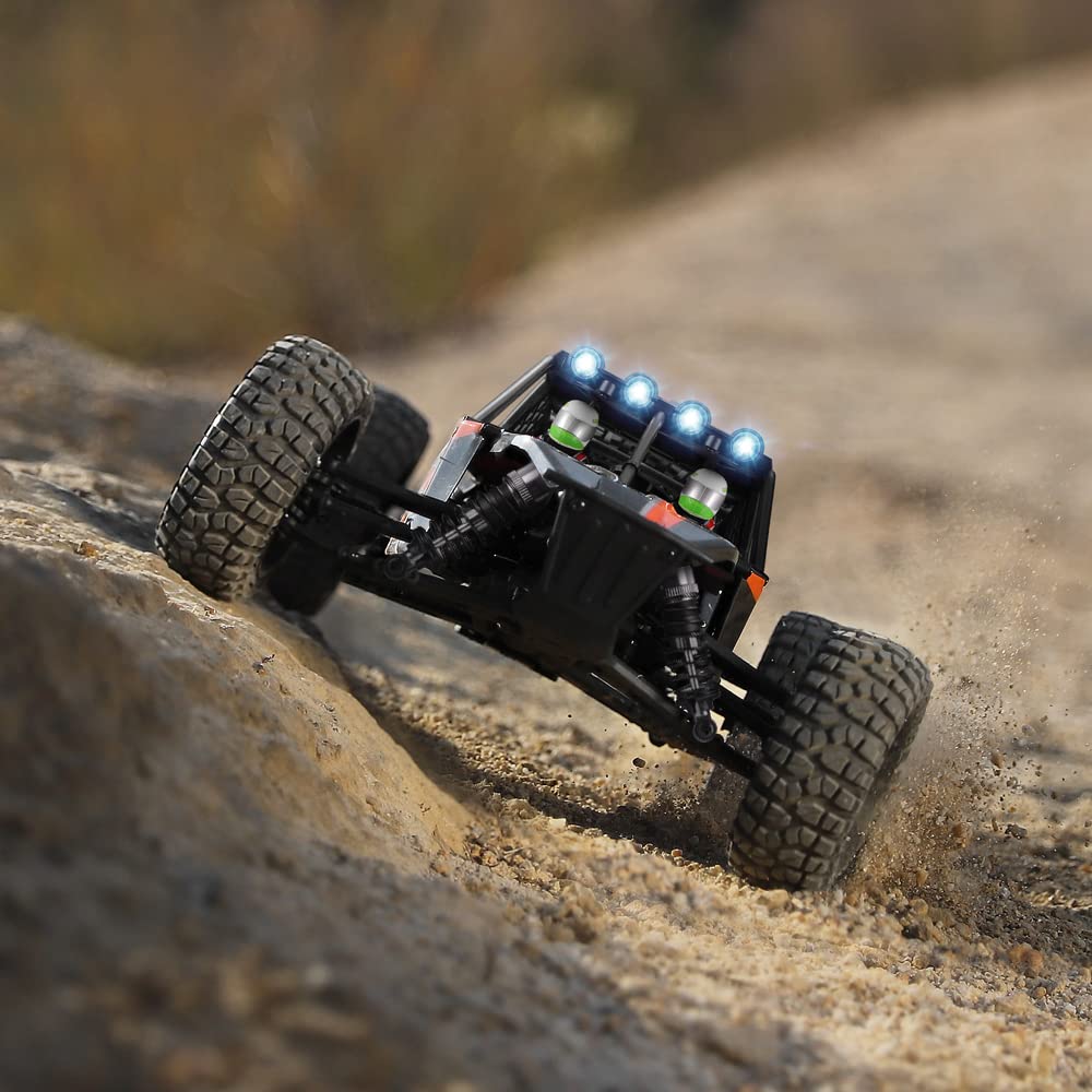 HAIBOXING 1:12 Scale 4x4 RC Car - 38+ KM/H High Speed Remote Control Truck, 2.4G All-Terrain Off-Road Vehicle with 2 Rechargeable Batteries (40+ Min Playtime) - Perfect Gift for Boys & Adults - Ideal for Outdoor Racing, Backyard Adventures and Off-Road Fun