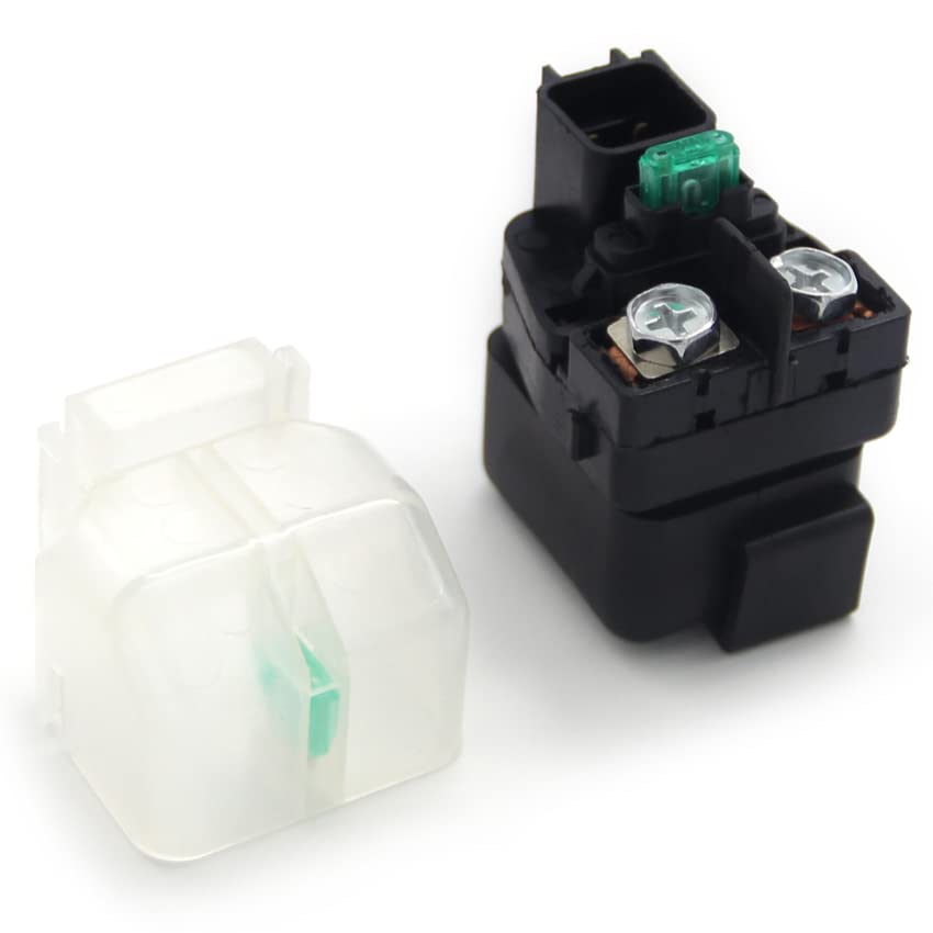 High-Performance Motorcycle Starter Solenoid Relay for Suzuki GSXR600 GSXR750 GSXR1000 GSX1300BK GSF1250S GSX650F GSX1250FA VZR1800Z LTA400F LTF400F LTA450X LTA500X - Reliable Ignition Solution for Smooth Bike Starts in All Weather Conditions